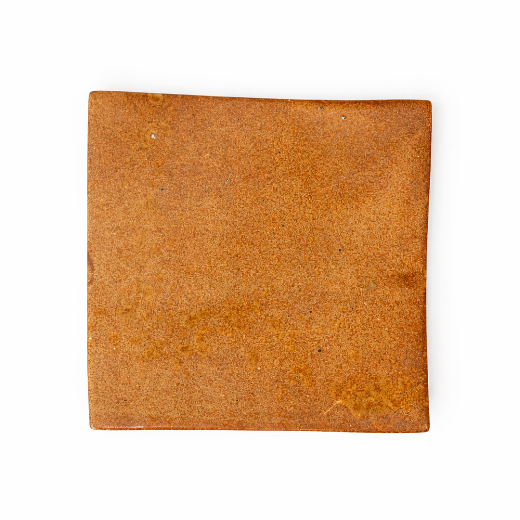 Amber Square Tile Studio Plate