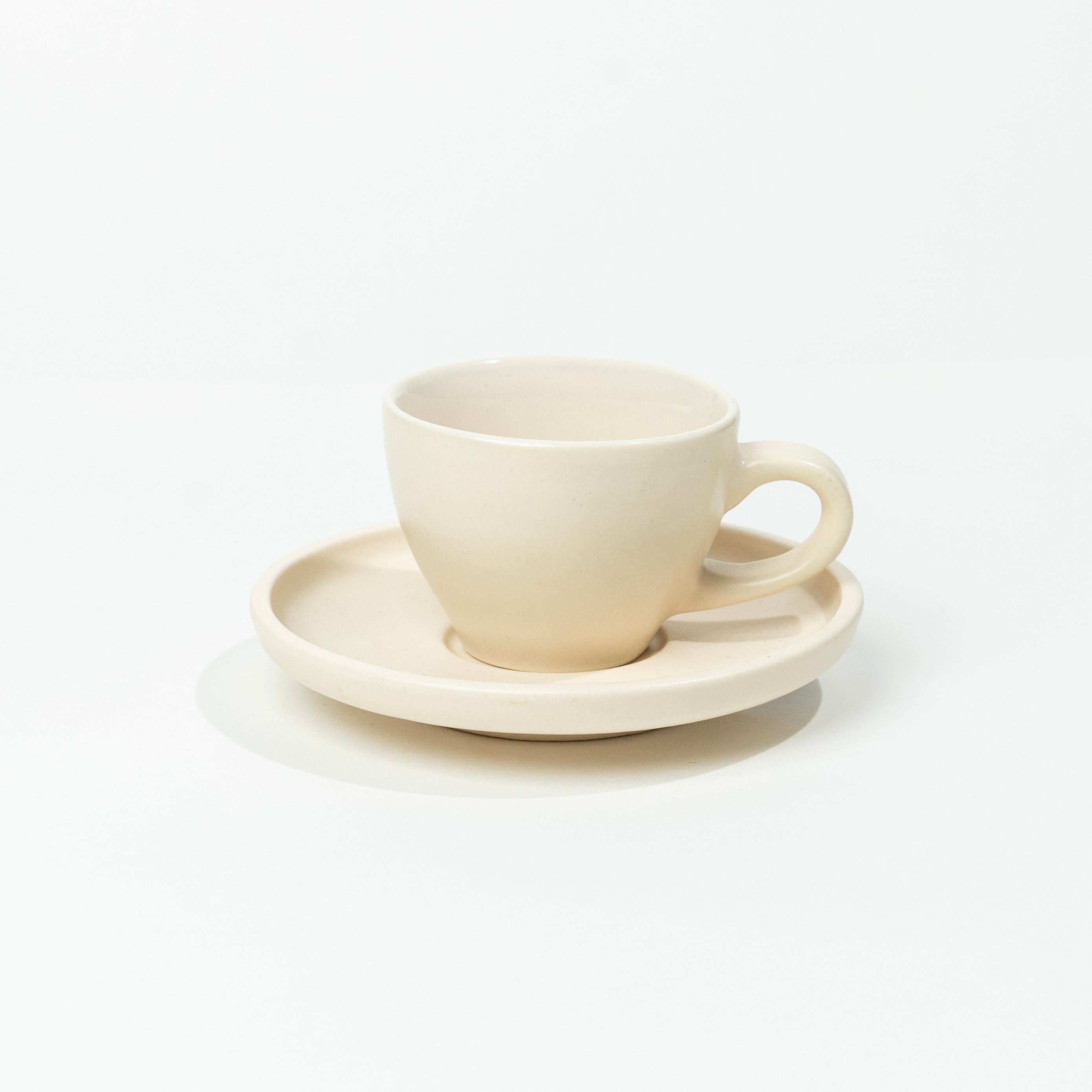 Classico 90ml Espresso Cup & Saucer | Linen Matte