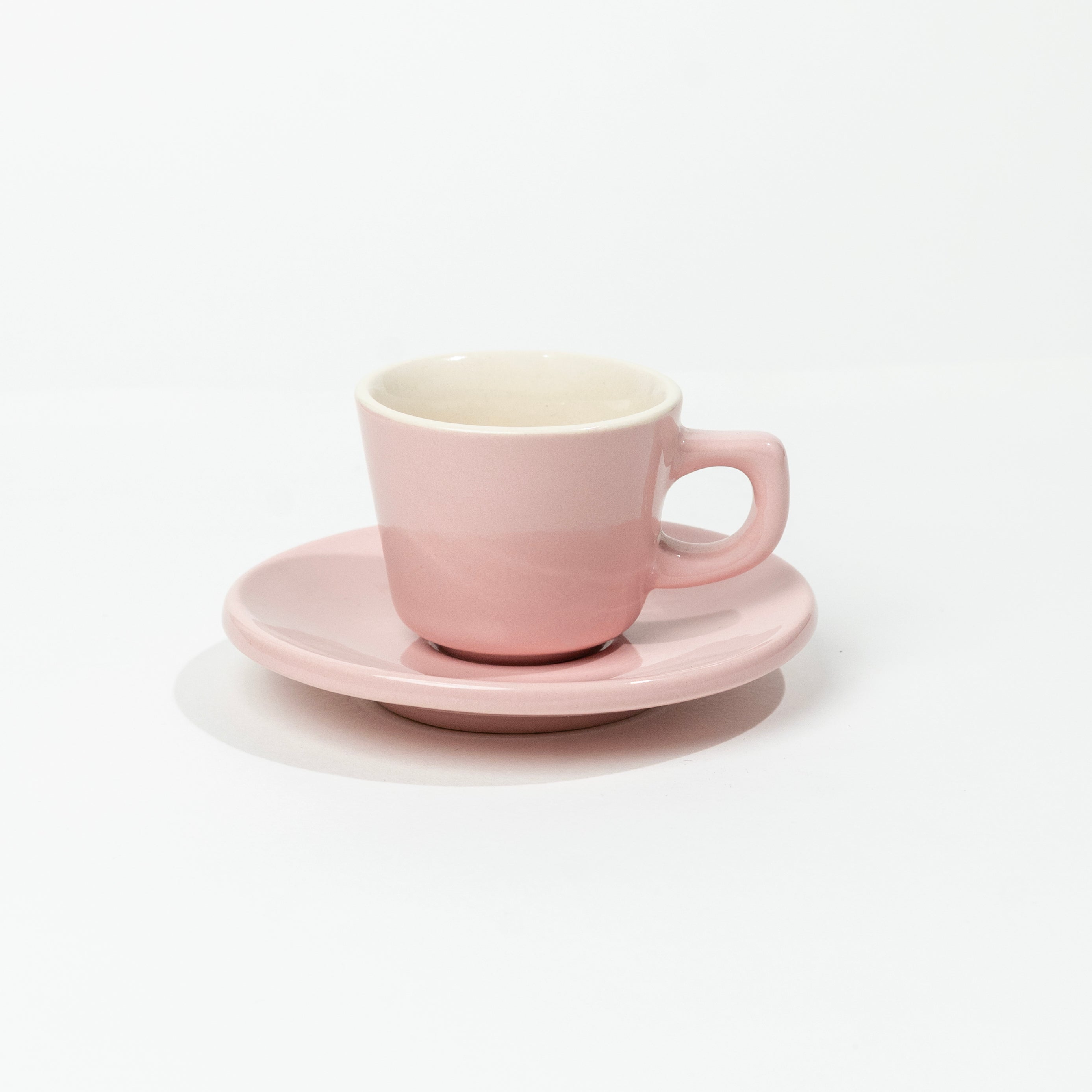 The Daily Drip Espresso Cup & Saucer | Pink Gloss