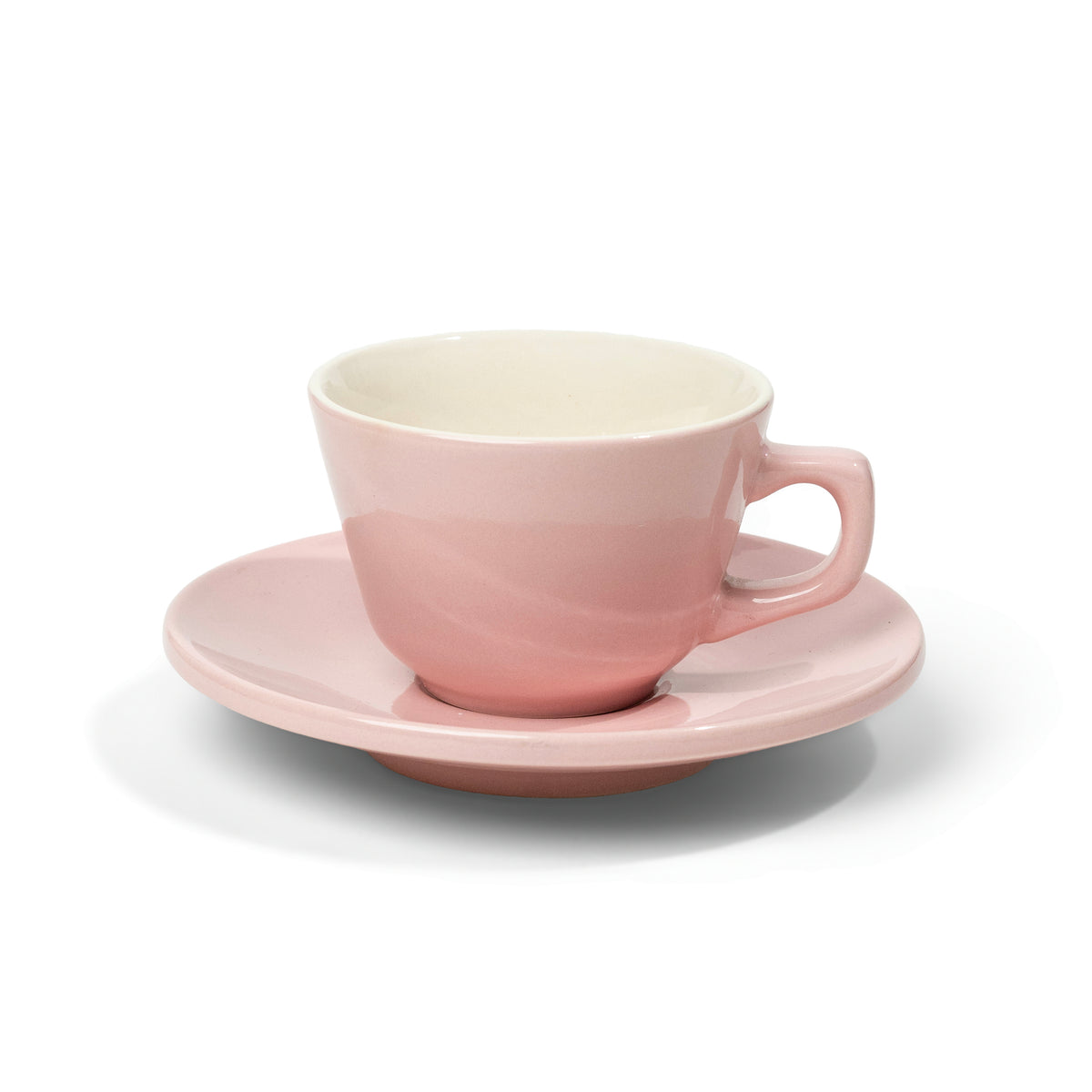 The Daily Drip 240ml Cup & Saucer | Pink Gloss