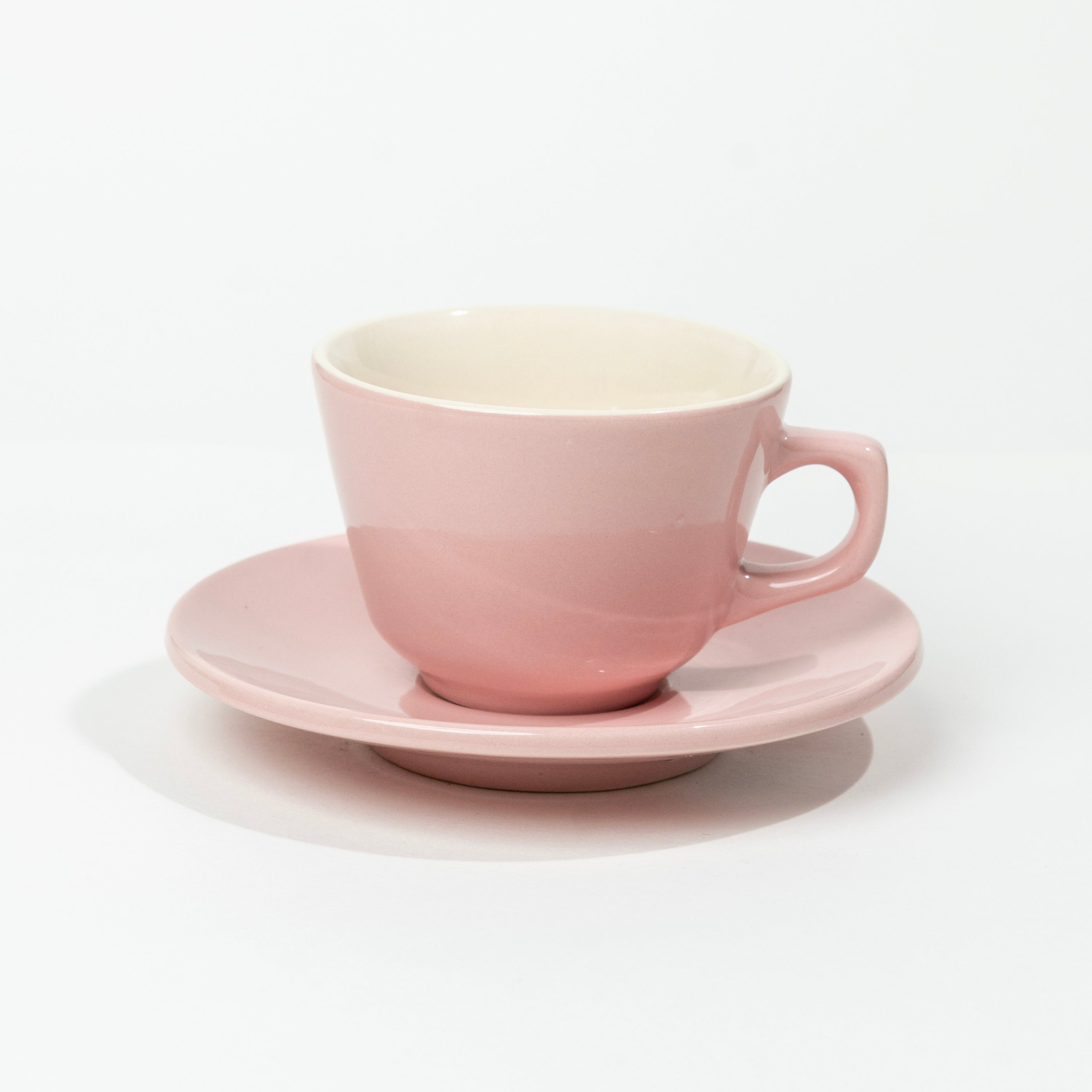 The Daily Drip 240ml Cup & Saucer | Pink Gloss