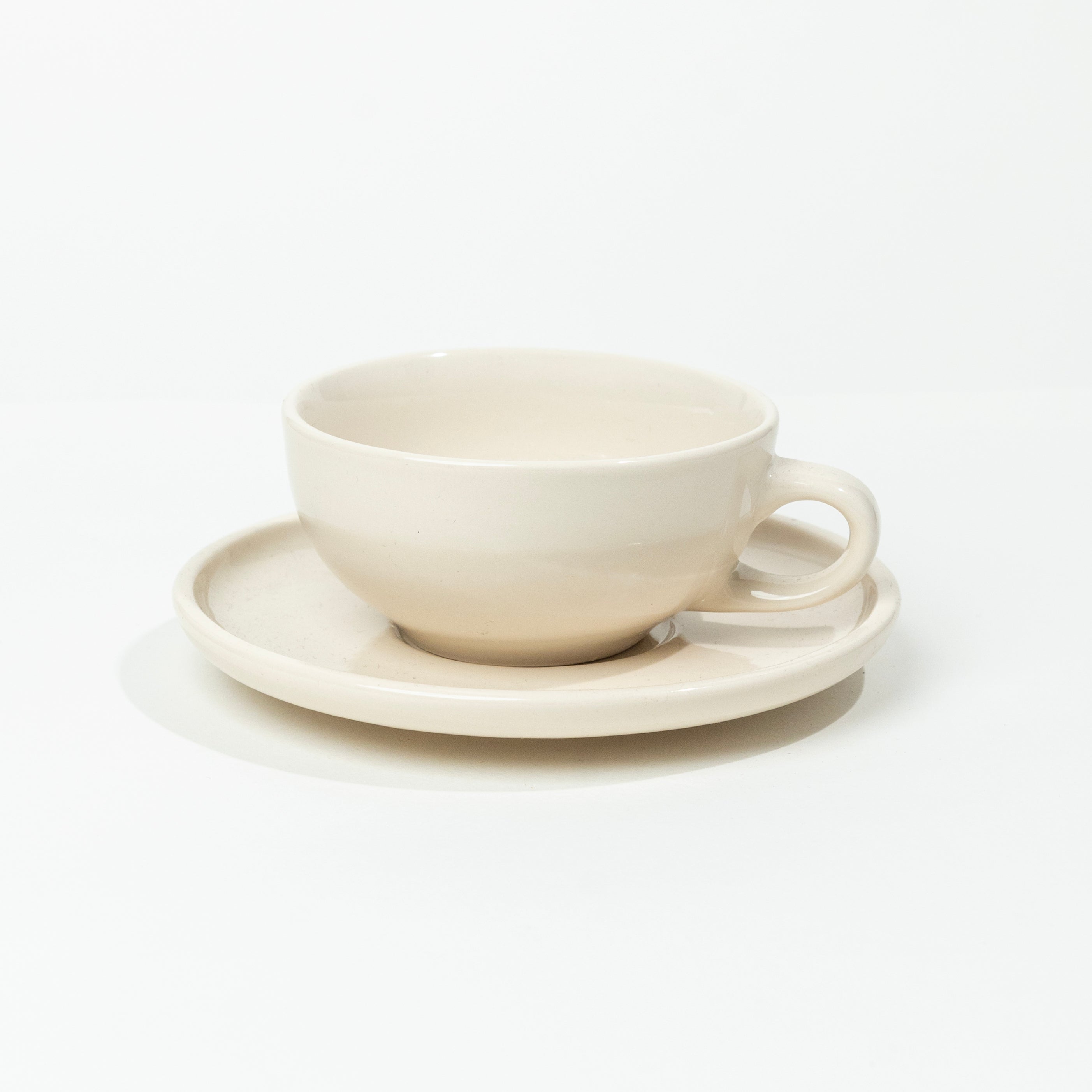 Classico 200ml Cup & Saucer | Linen Gloss