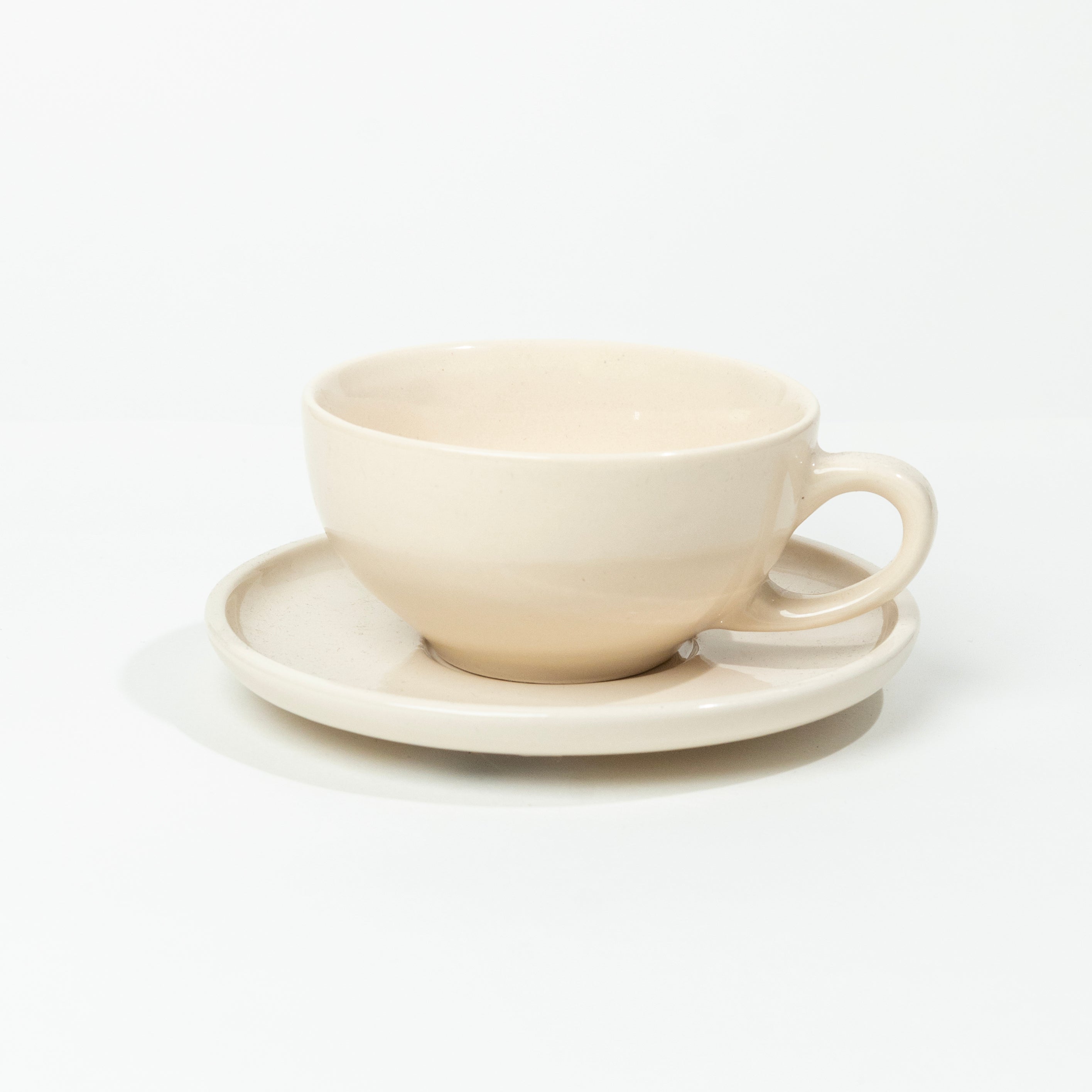 Classico 240ml Cup & Saucer | Linen Gloss
