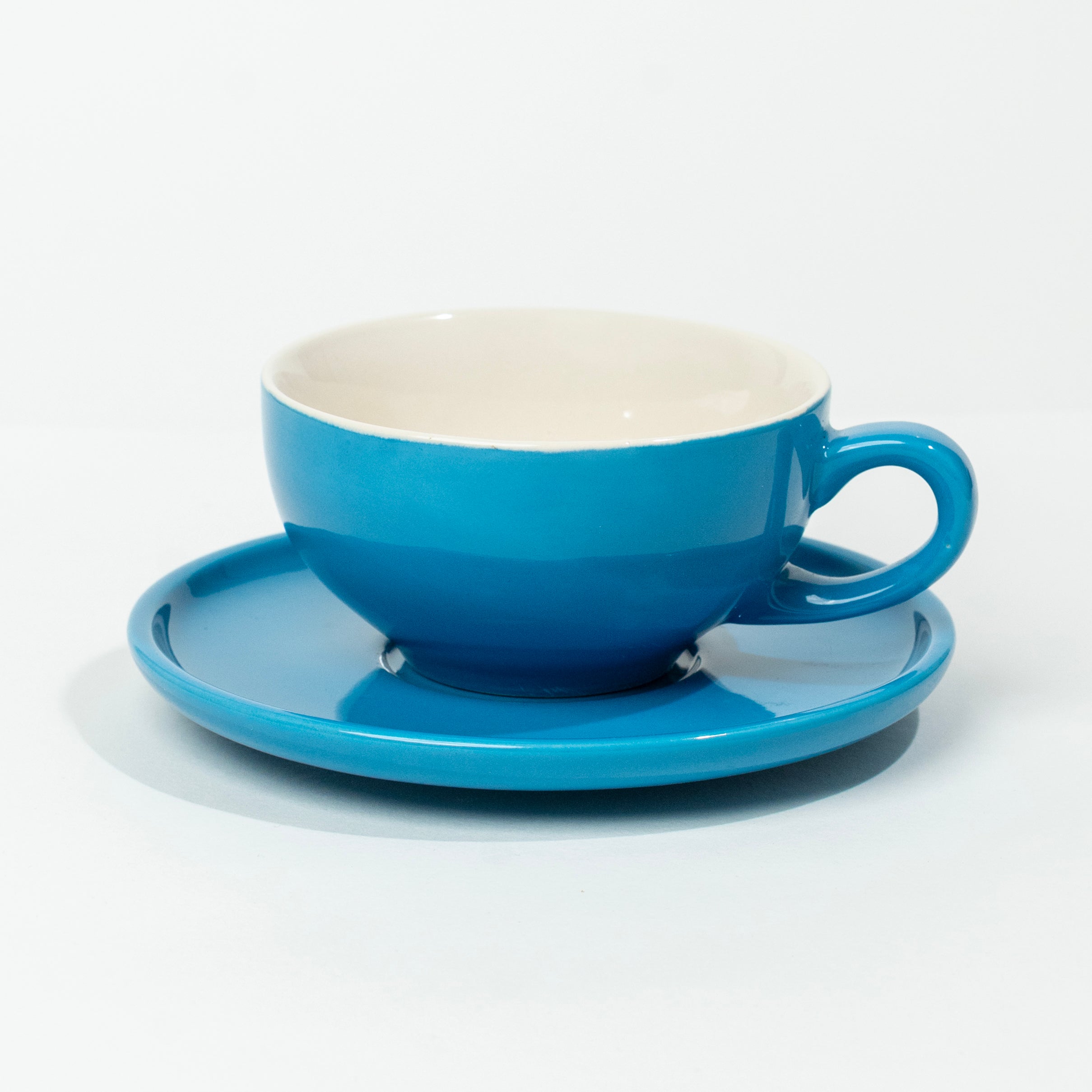 Classico 240ml Cup & Saucer | Blue Gloss