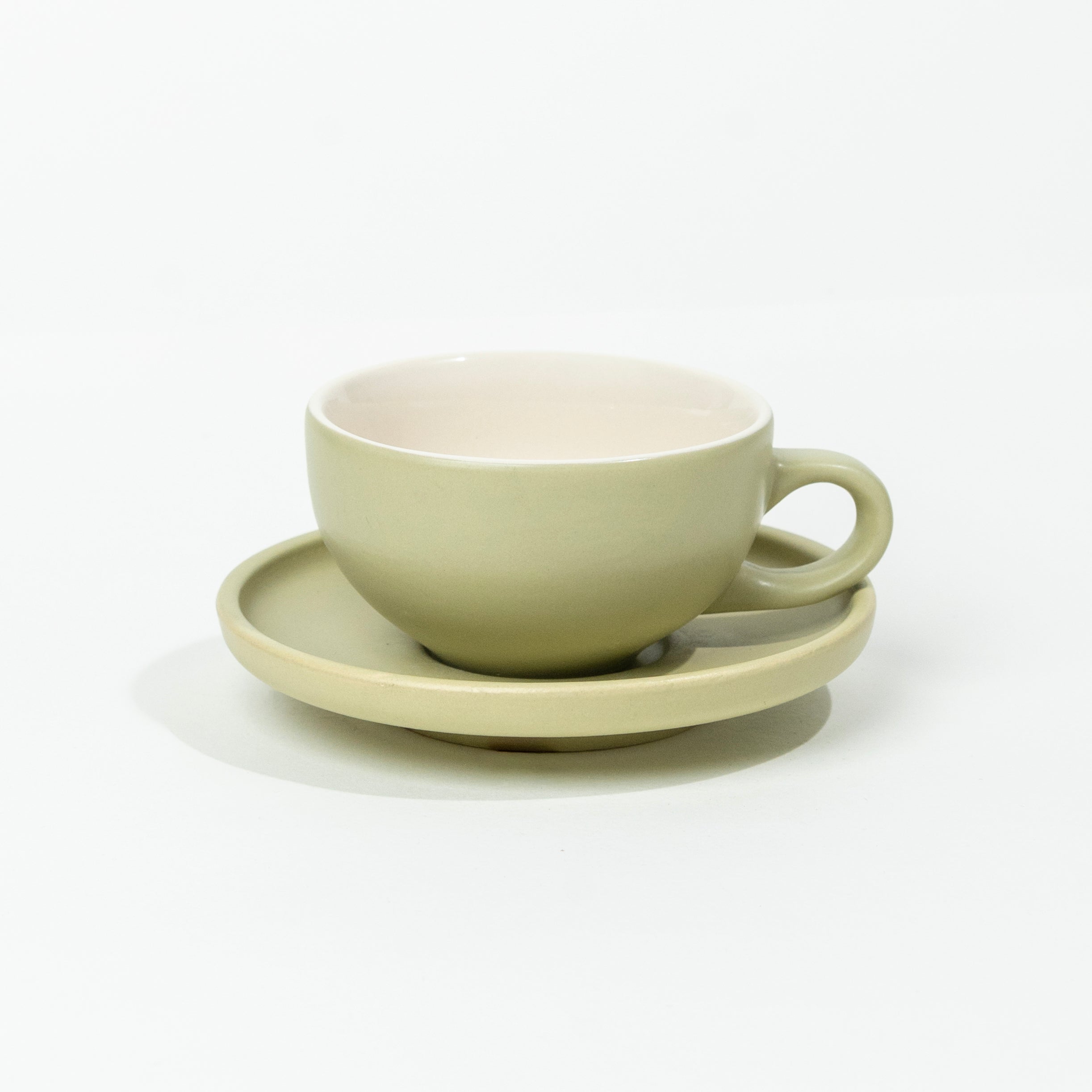 Classico 150ml Cup & Saucer | Sage Green Matte