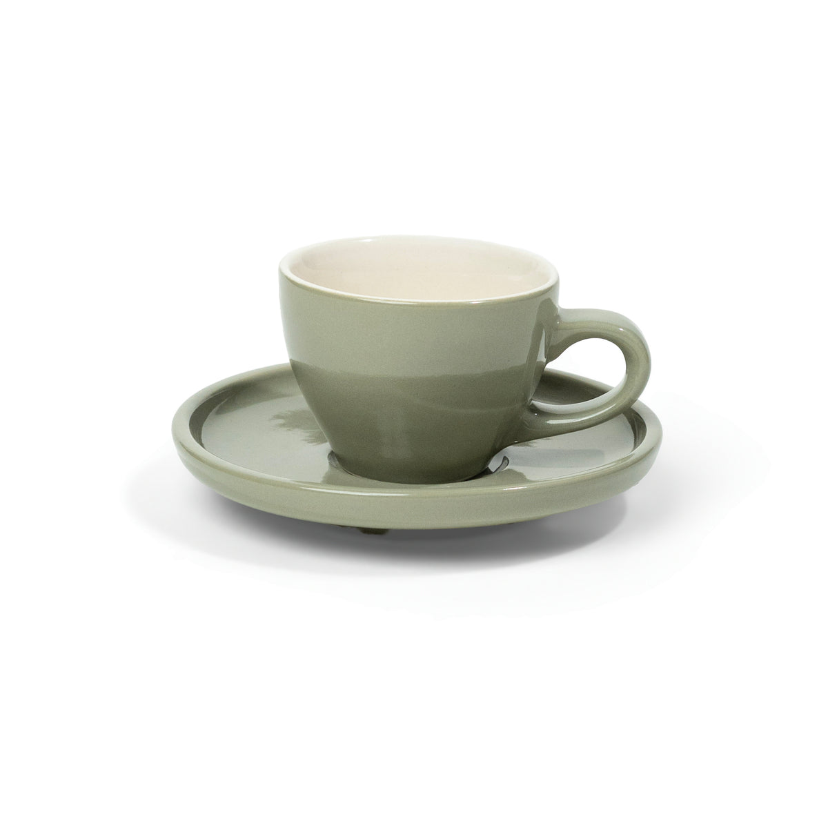 Classico 90ml Espresso Cup & Saucer | Sage Green