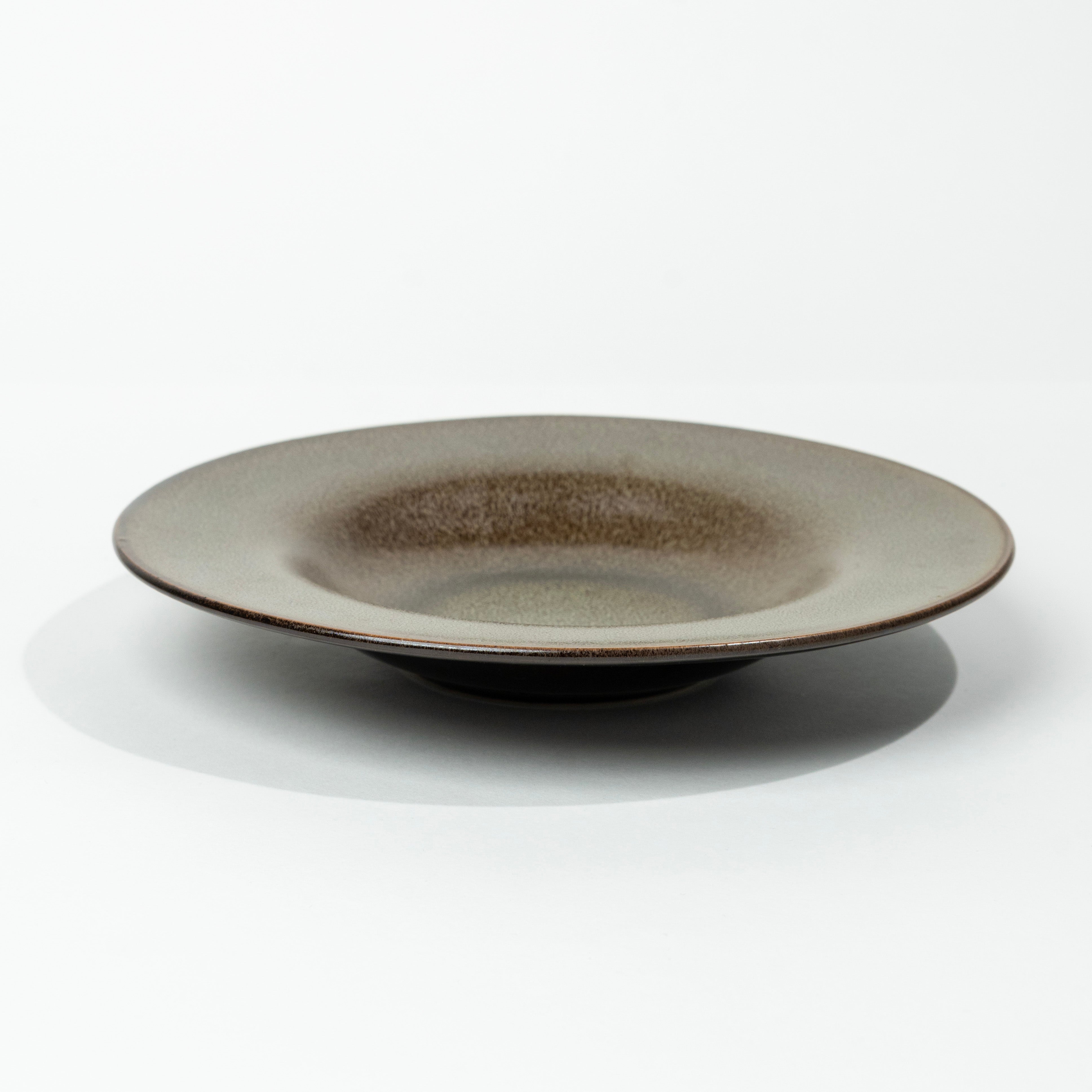 Brown Textured pasta bowl - 26.5 x 4.5 cm