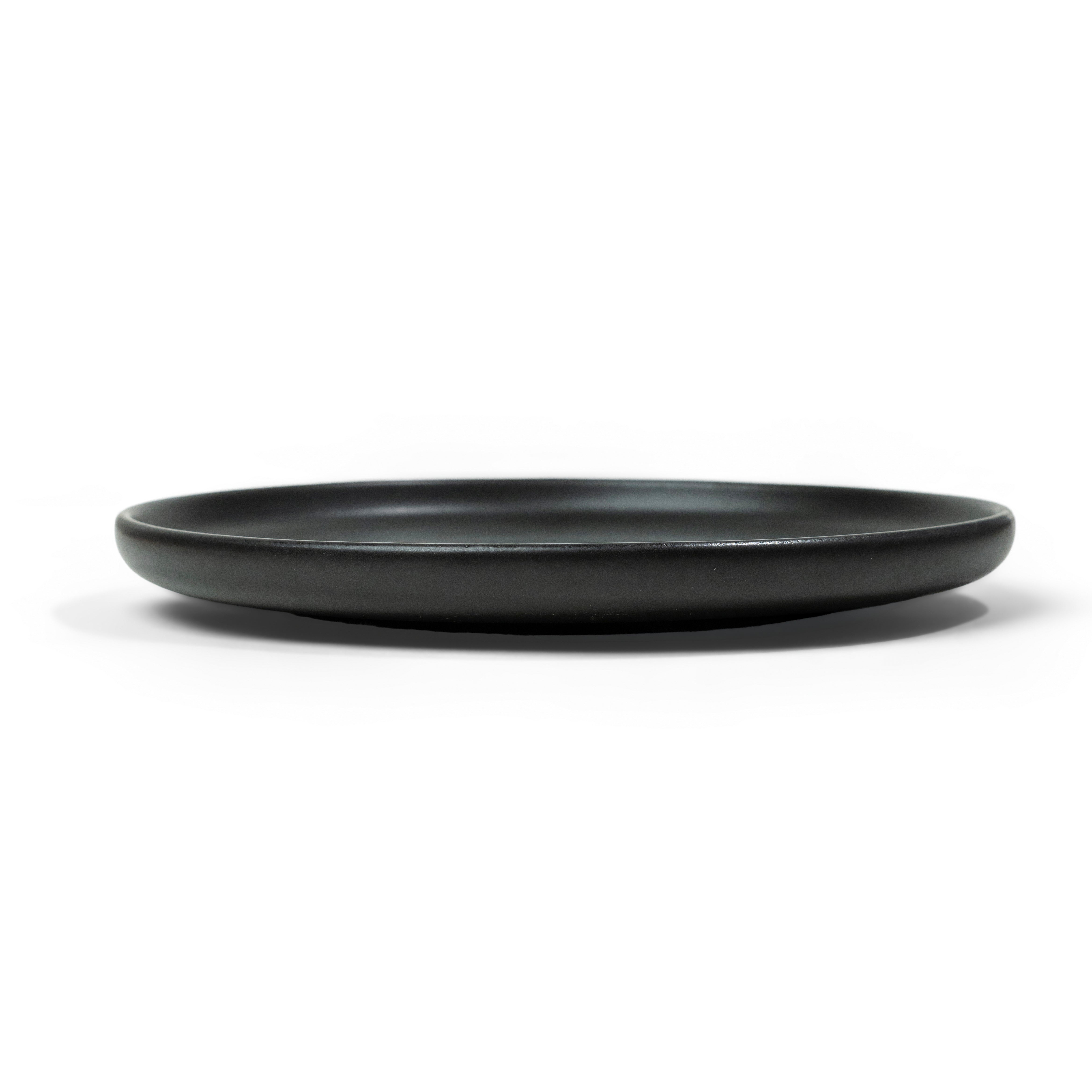 The Daily Drip 10 Inch Large Plate | Matte Black