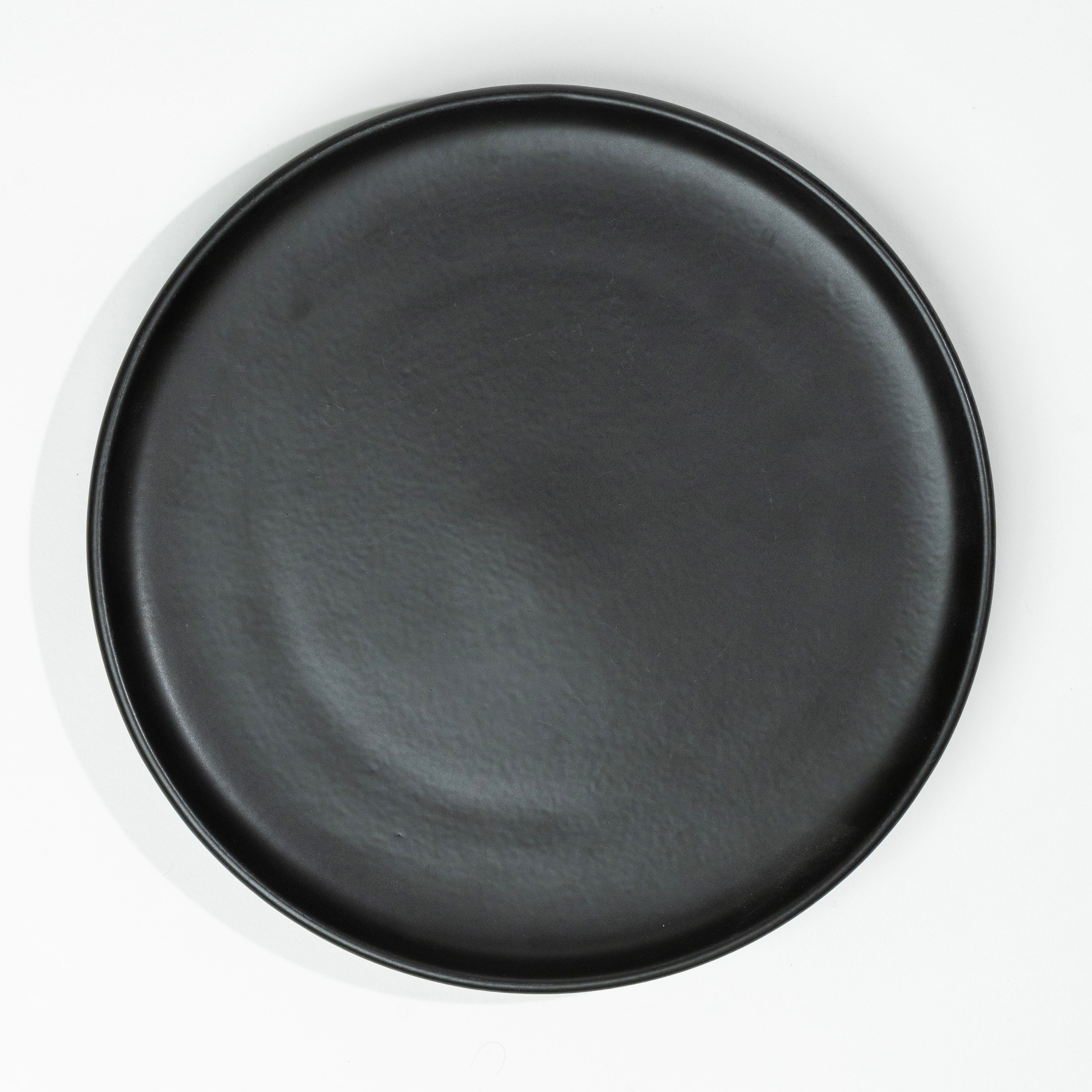 The Daily Drip 10 Inch Large Plate | Matte Black