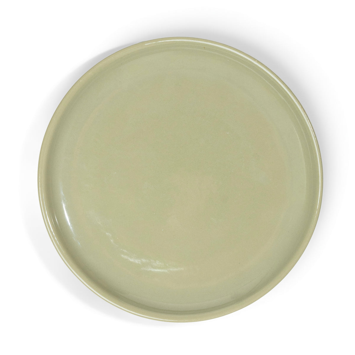 The Daily Drip 10 Inch Large Plate | Sage Green Gloss