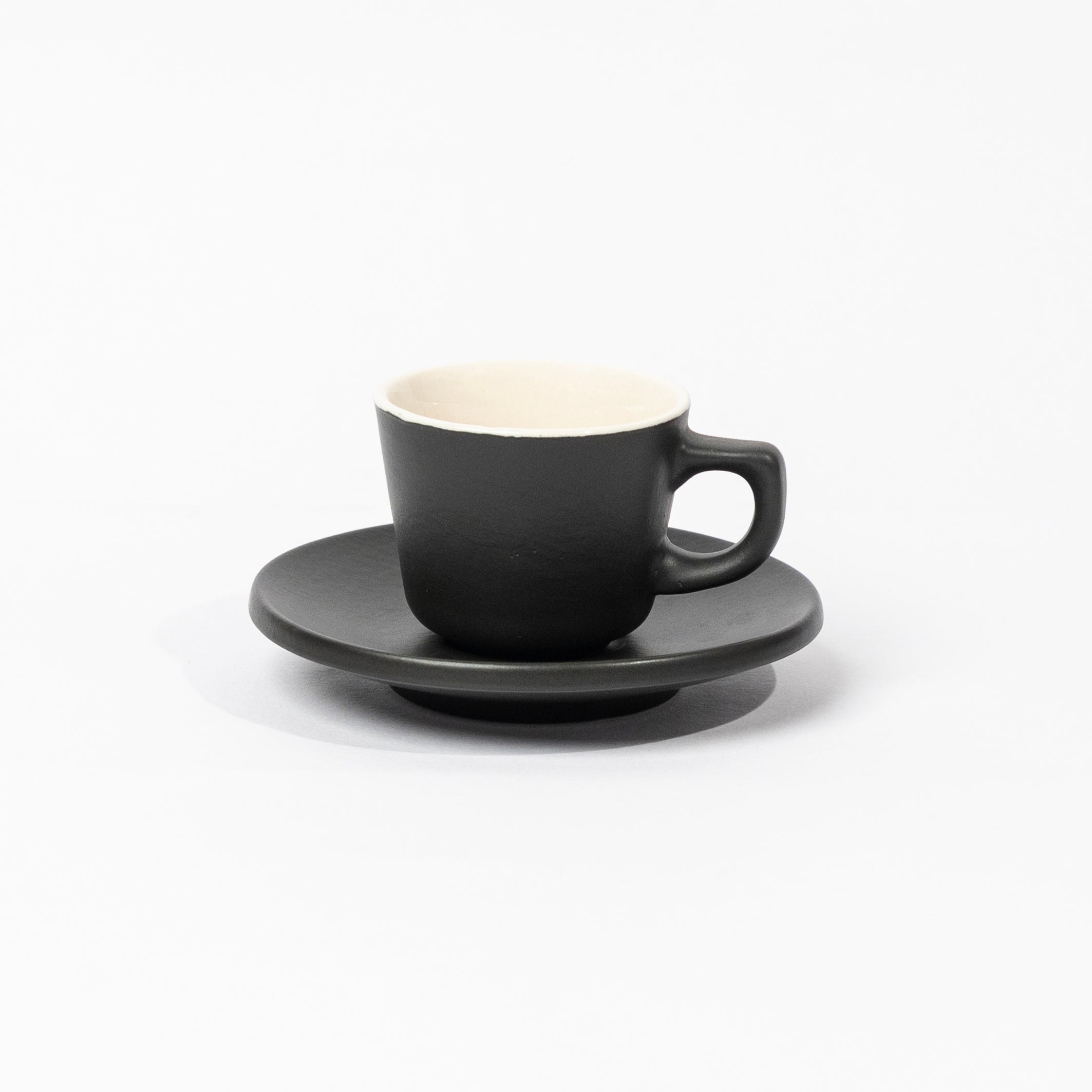 The Daily Drip Espresso Cup & Saucer | Black White
