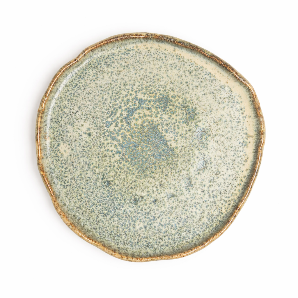 Mottled Green Serving Studio Plate
