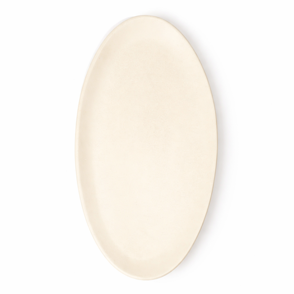 Organic Oval Platter | Ivory