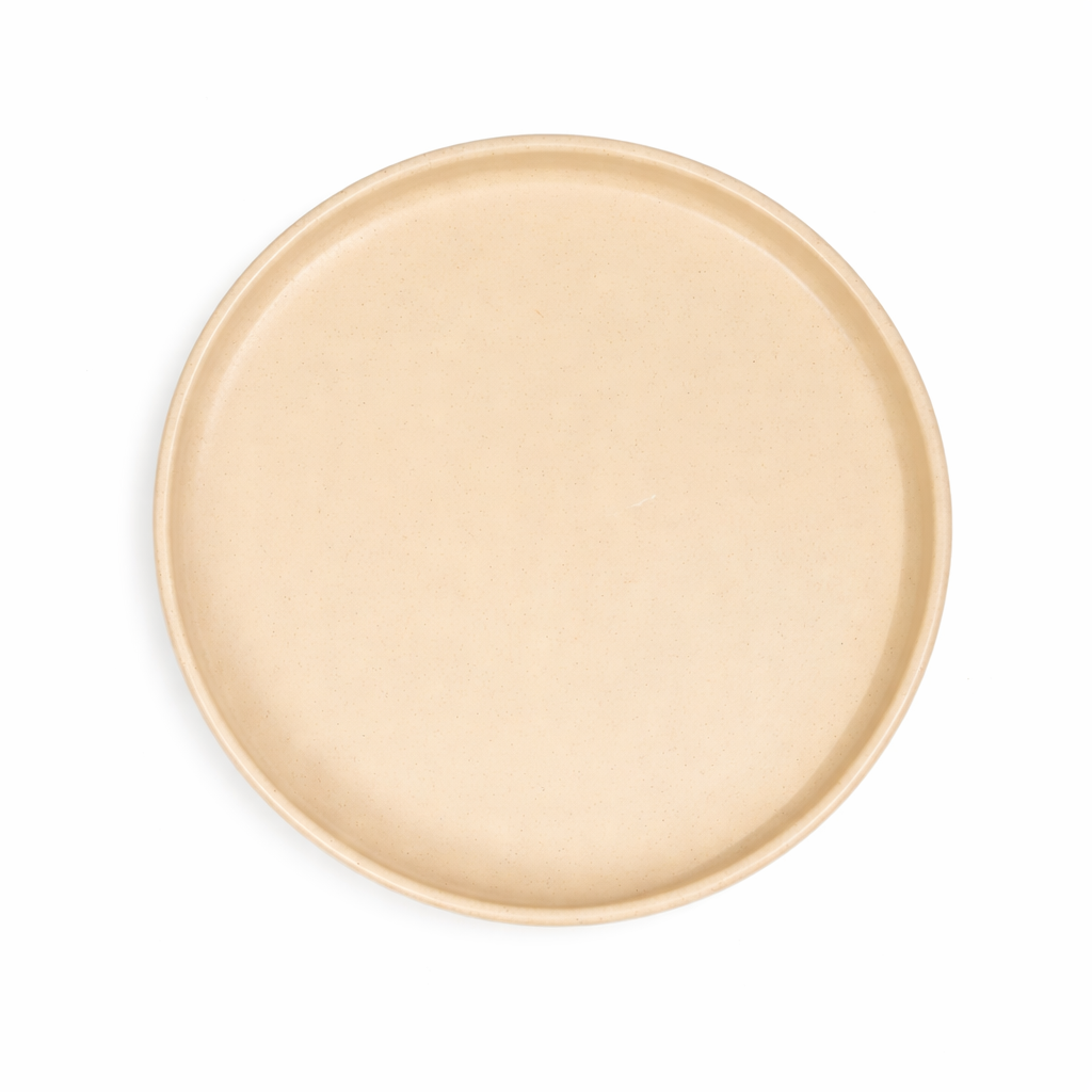 Rim Stack 8 Inch Small Plate | Matte Beige
