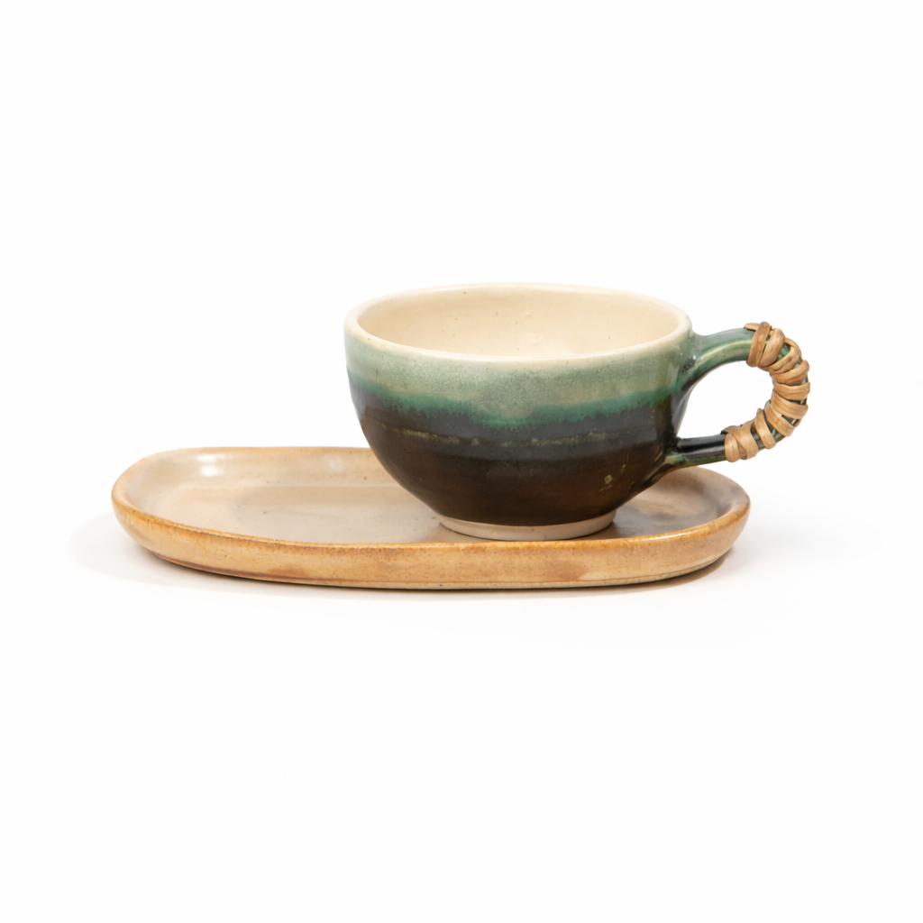 Ritual Coffee Cup & Saucer | Green