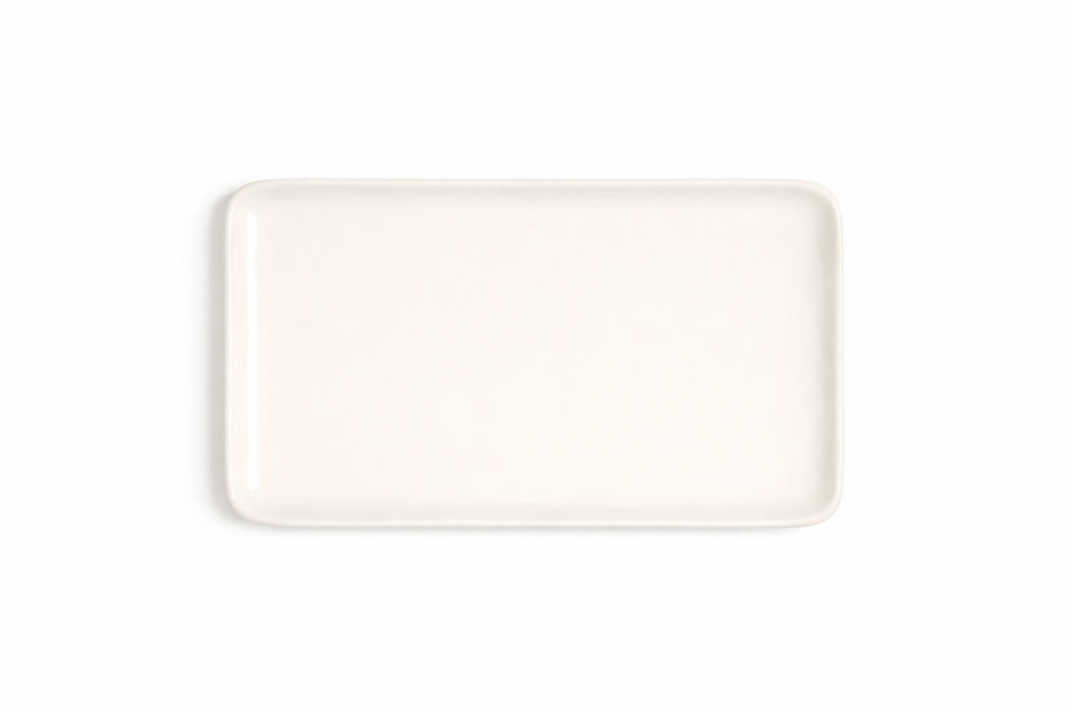 The Daily Drip 10 Inch Rectangular Platter | Linen Matte