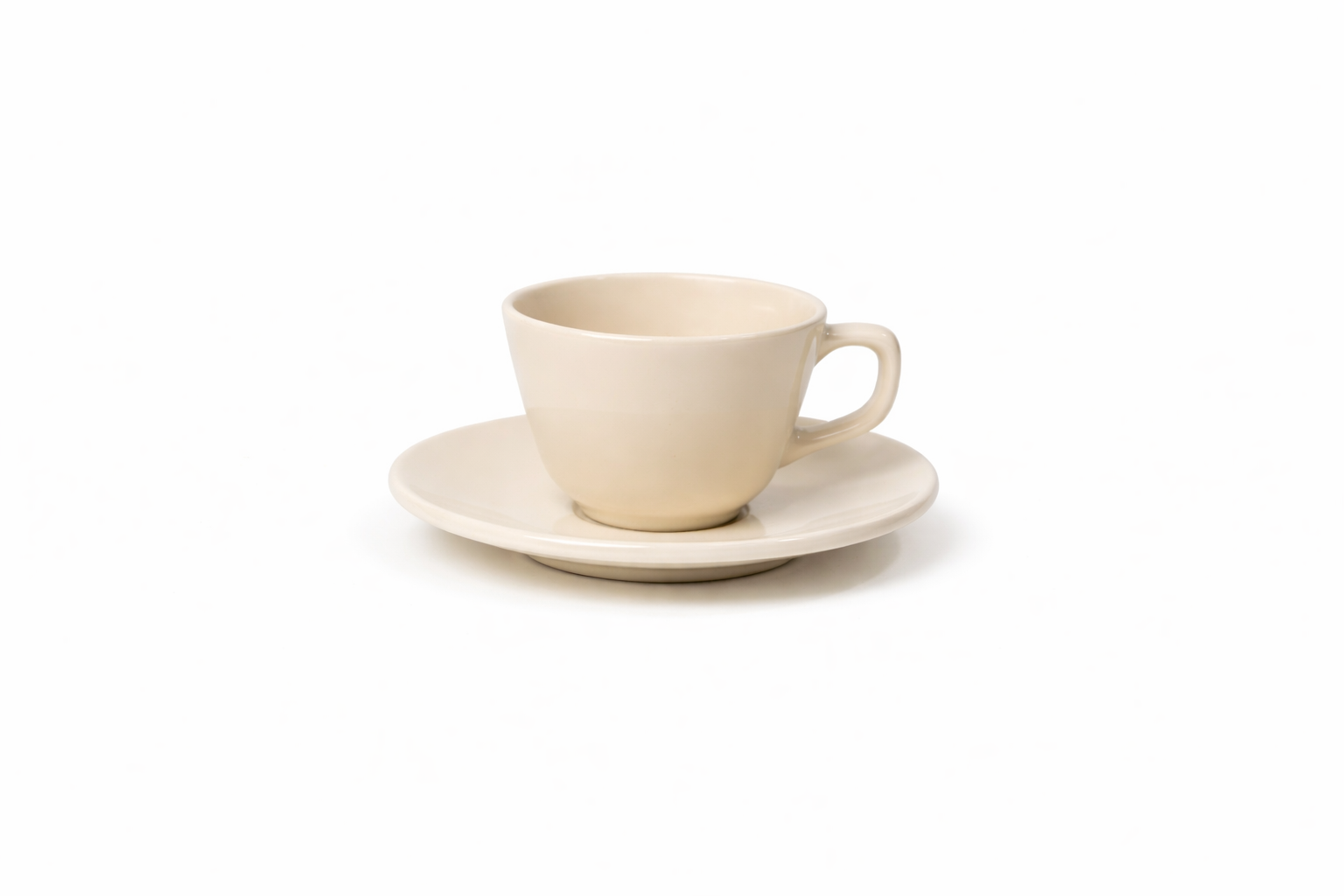 The Daily Drip 200ml Cup & Saucer | Linen Gloss