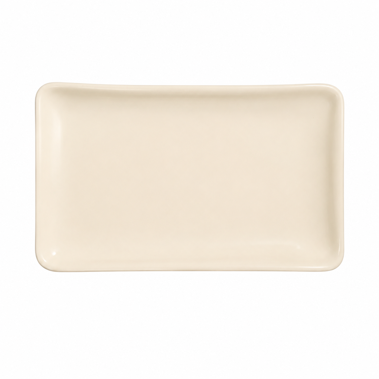 The Daily Drip 8 Inch Rectangular Platter | Linen Gloss