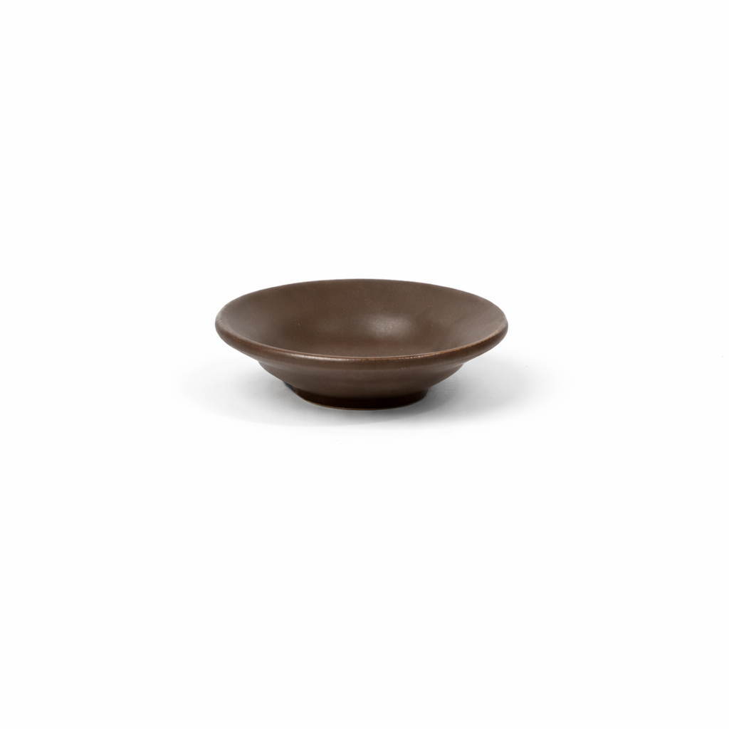 Asian Dip Plate | Dusty Brown