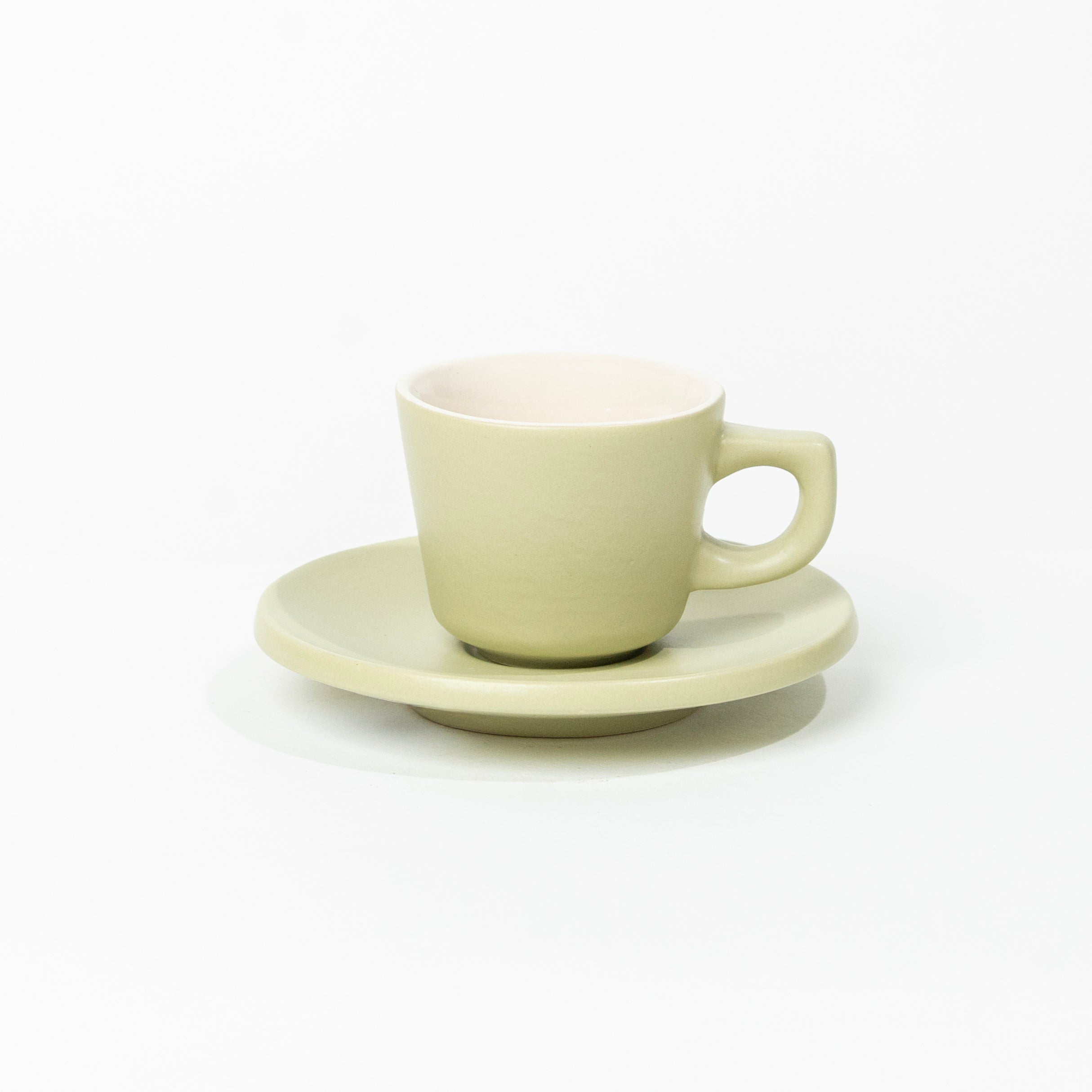 The Daily Drip Espresso Cup & Saucer | Sage Green Matte