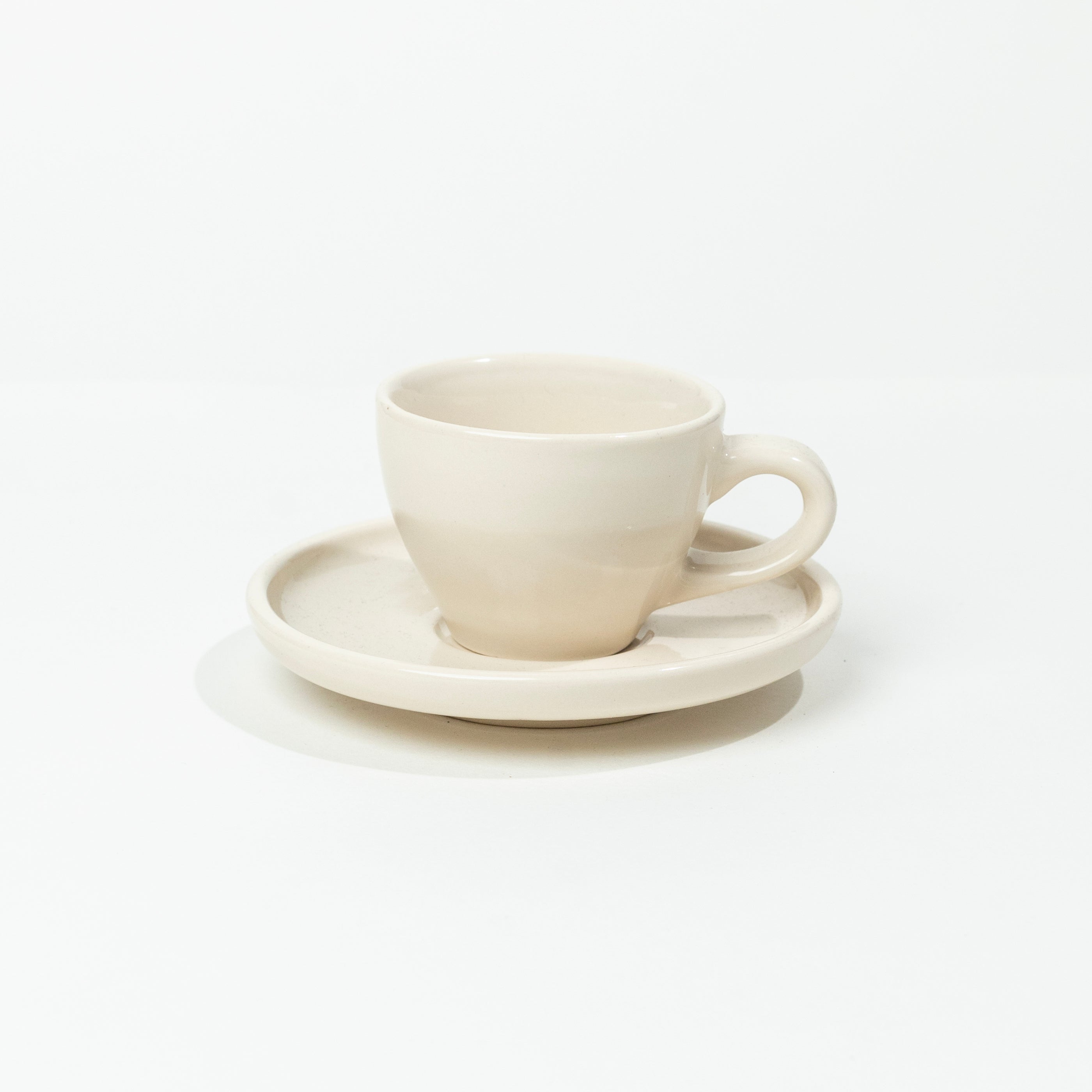 Classico 90ml Espresso Cup & Saucer | Linen Gloss