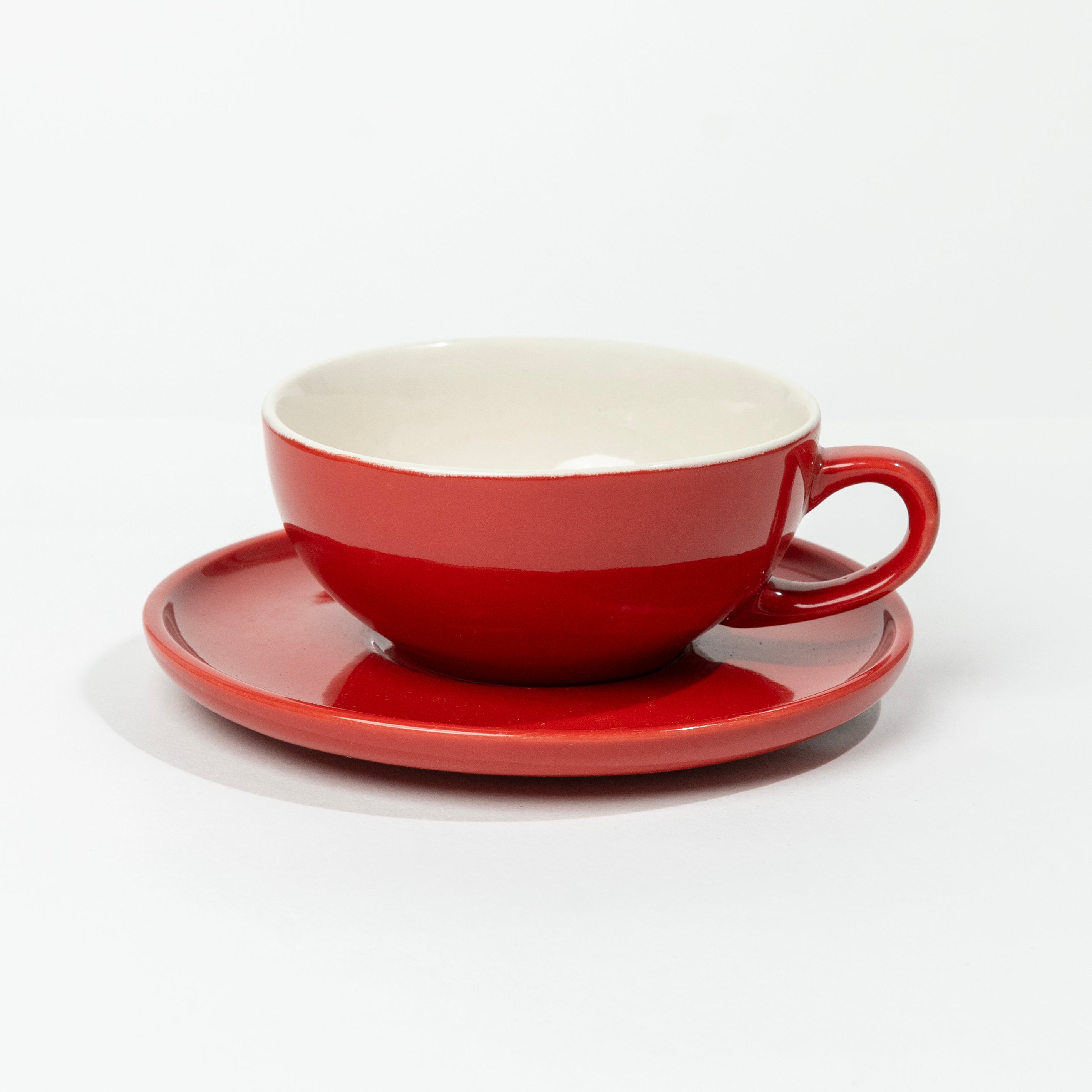 Classico 200ml Cup & Saucer | Red Gloss