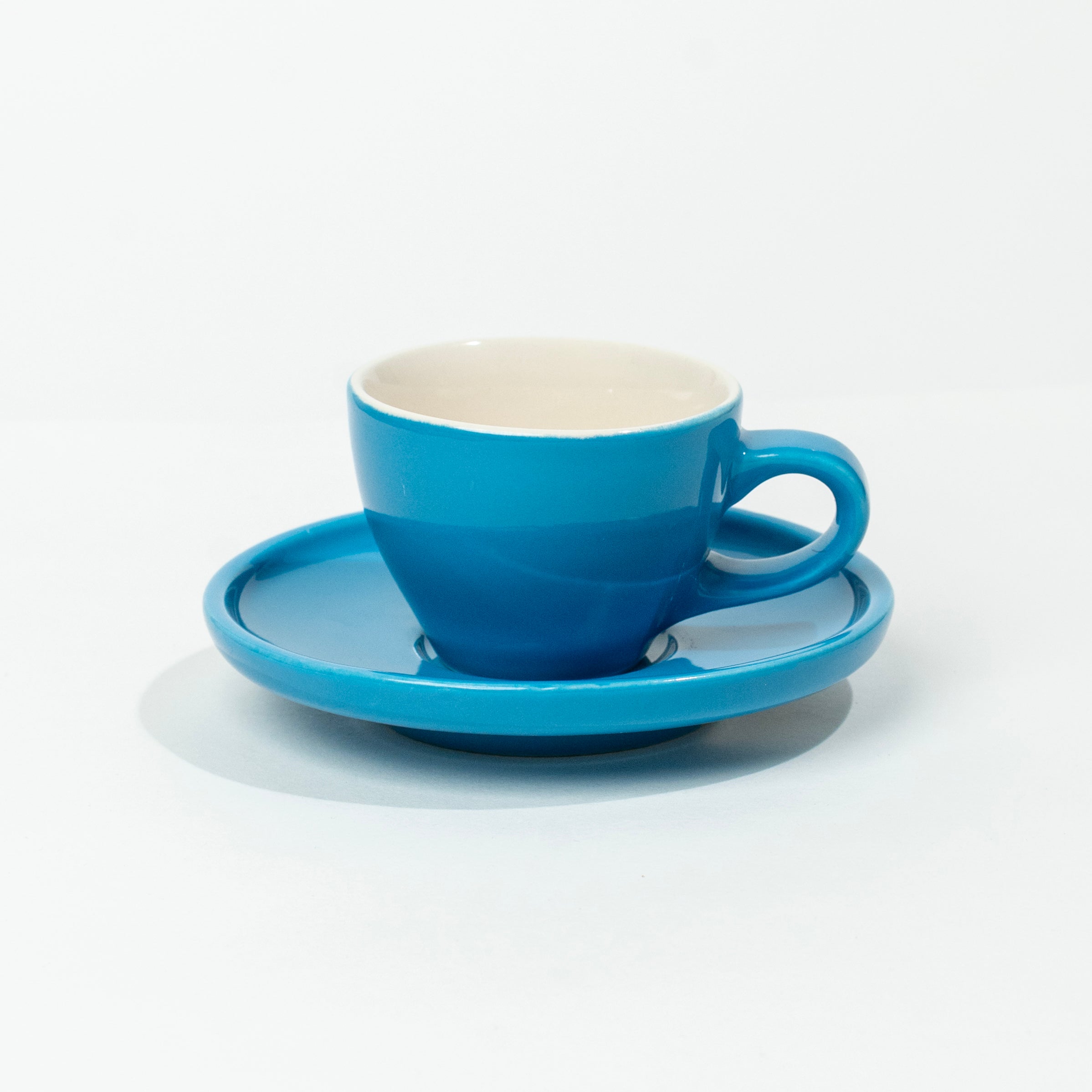 Classico 90ml Espresso Cup & Saucer | Blue Gloss
