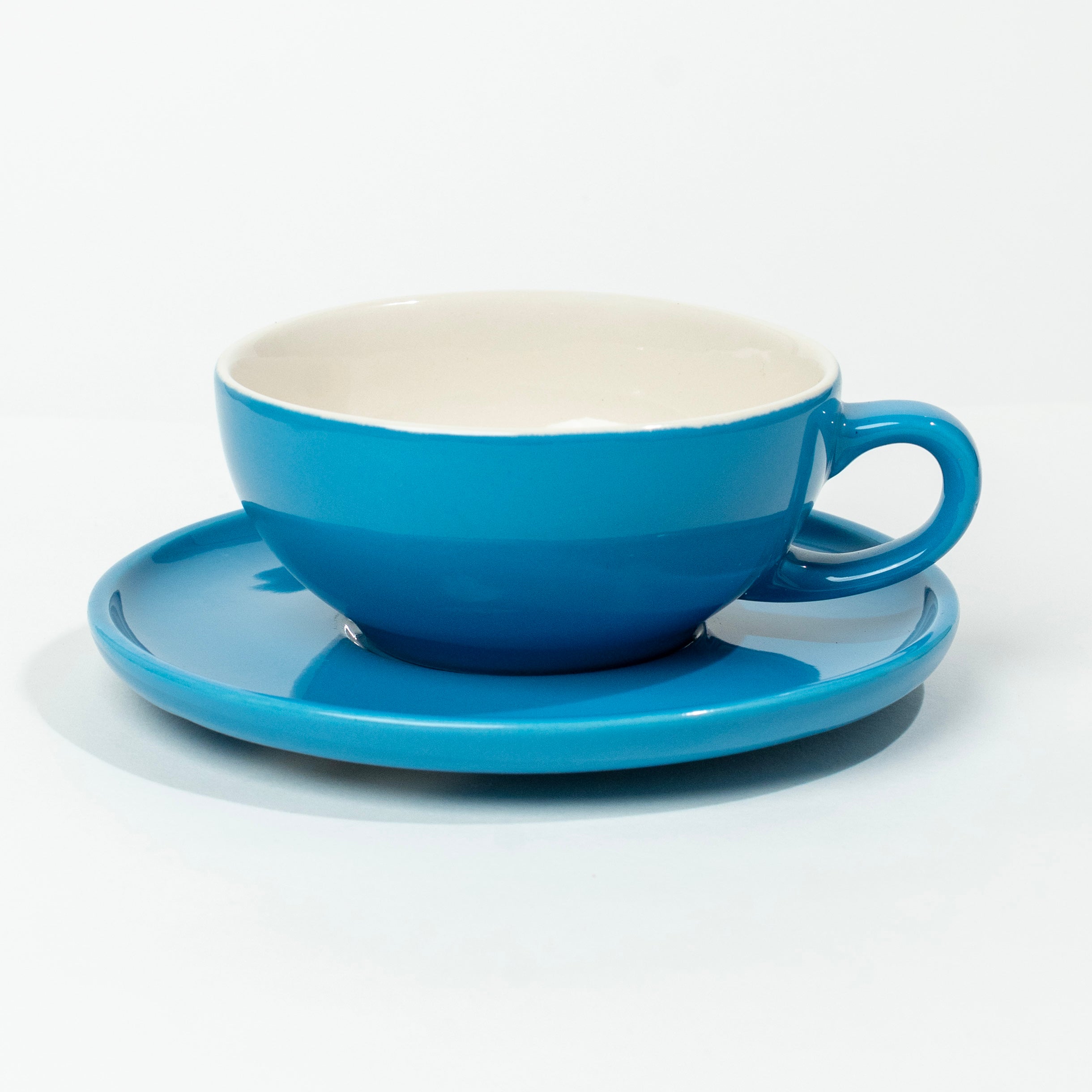 Classico 320ml Cup & Saucer | Blue Gloss