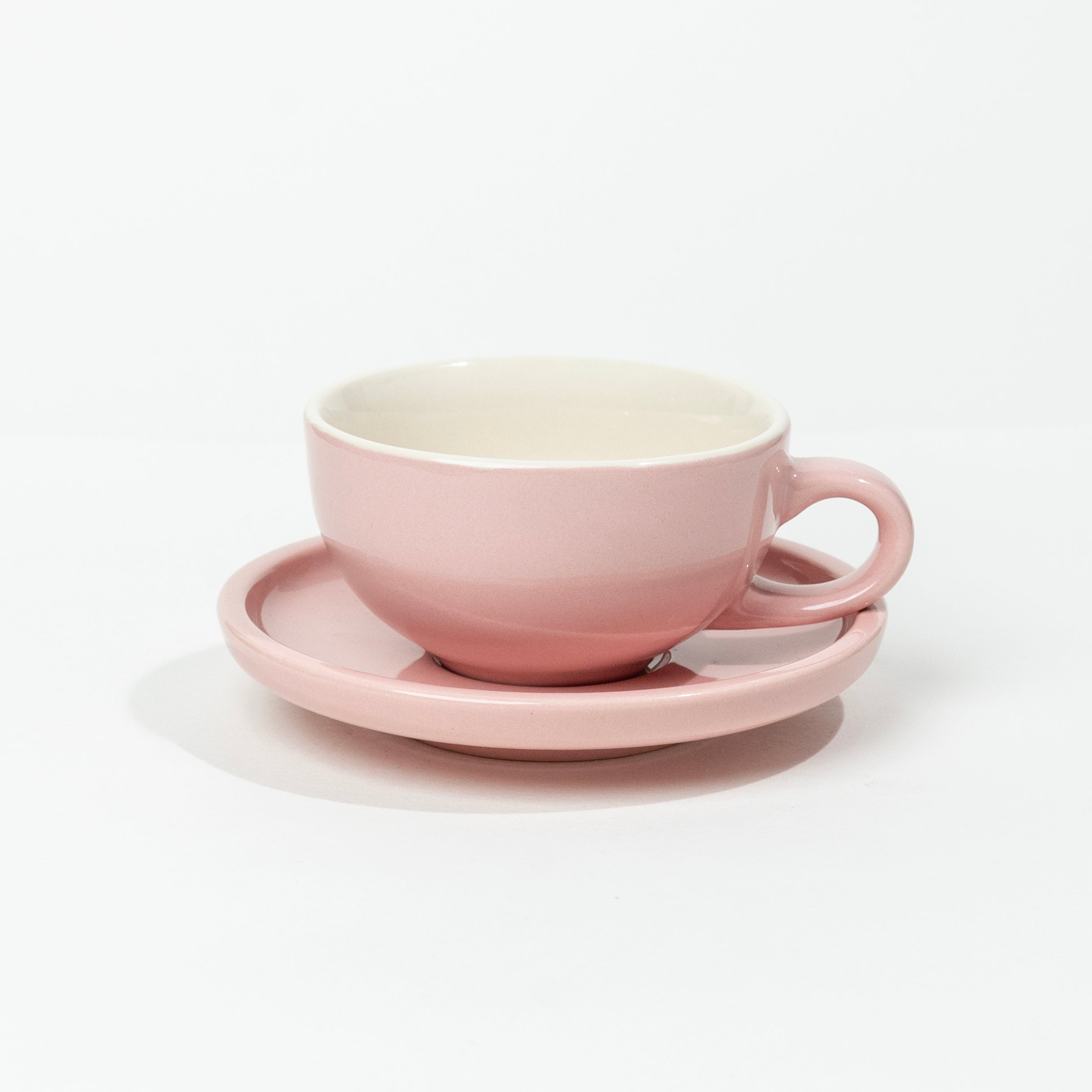 Classico 150ml Cup & Saucer | Pink Gloss