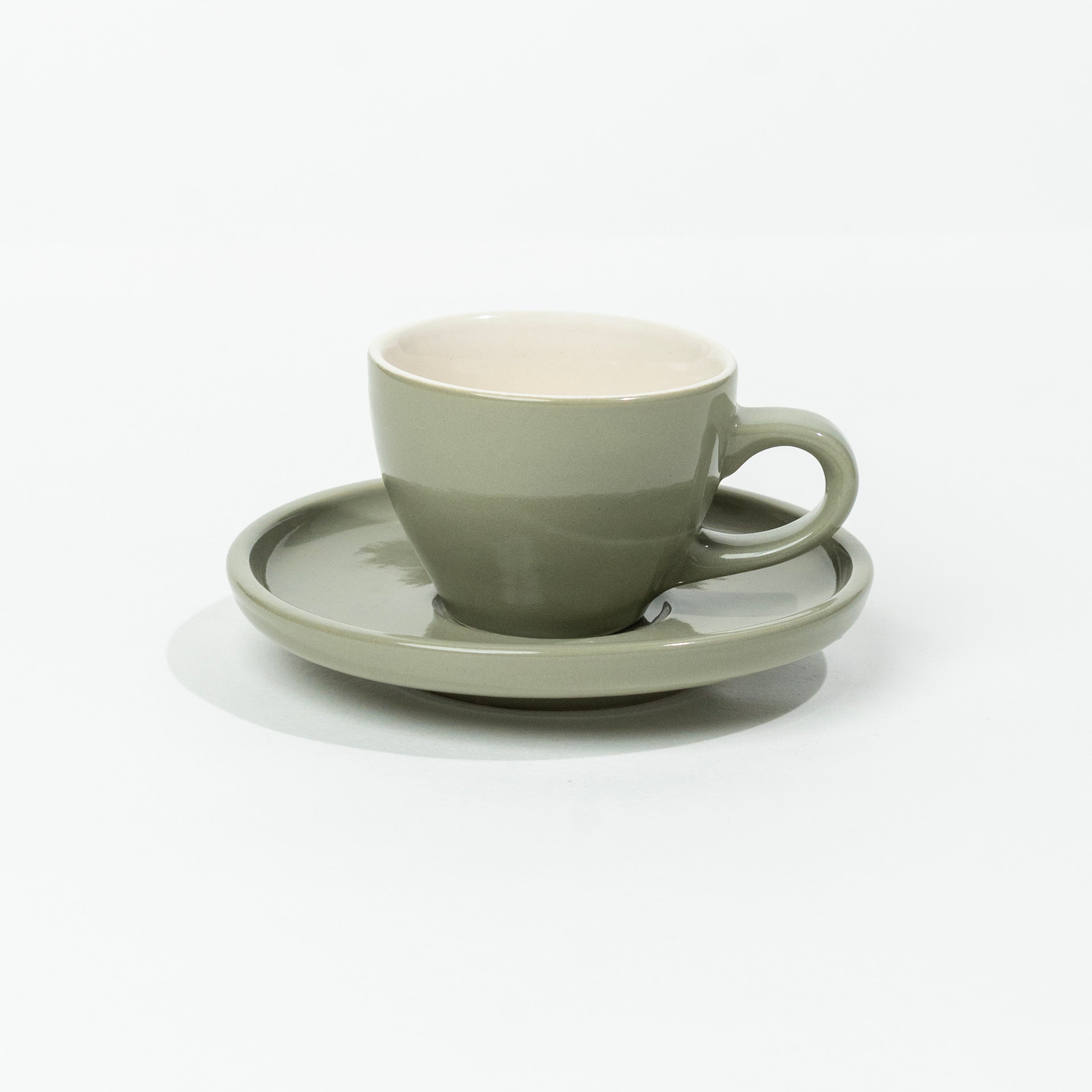 Classico 90ml Espresso Cup & Saucer | Sage Green