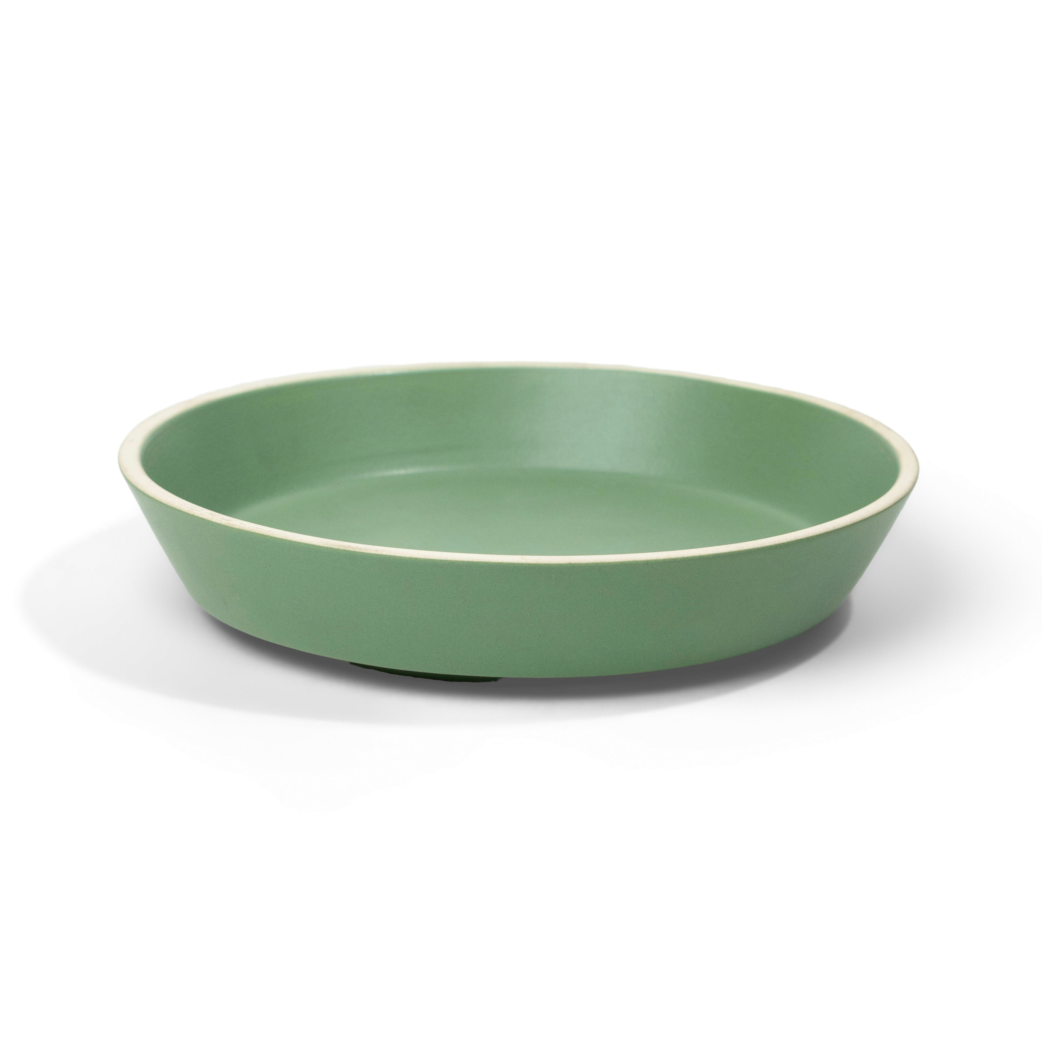 Tilt Angled Deep Plate | 8.6 in | Green