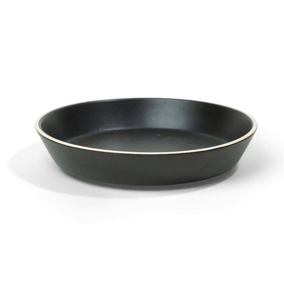Tilt Angled Deep Plate | 8.6 in | Black