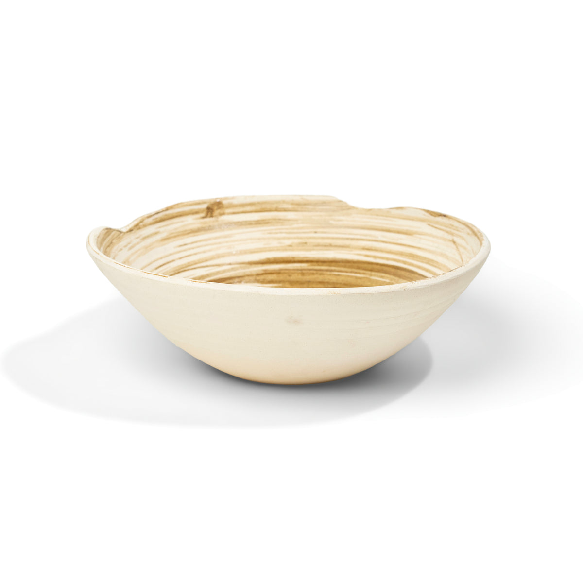 Dancing Strokes Bowl | 1200ml | Brown-White