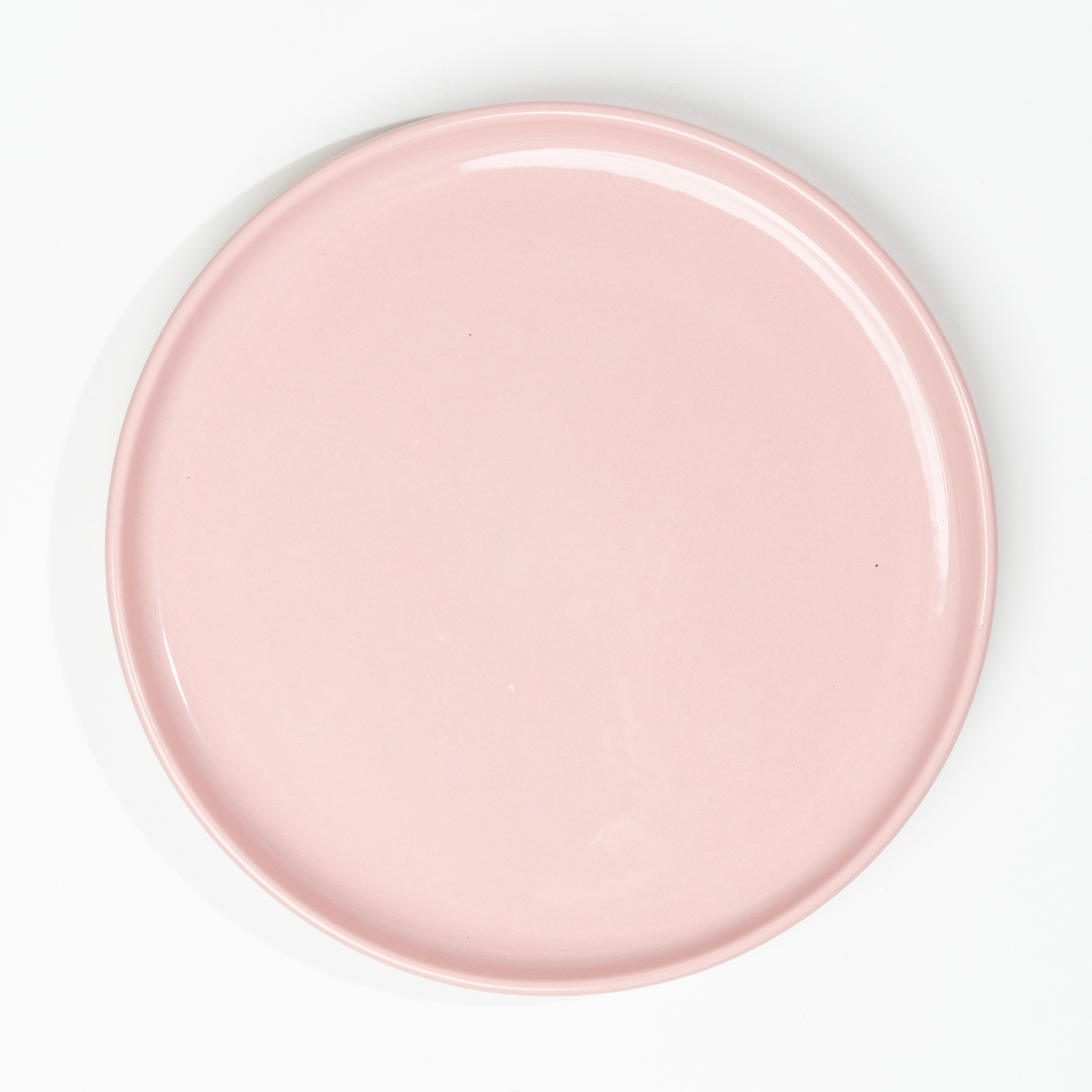 The Daily Drip 10 Inch Large Plate | Pink Gloss