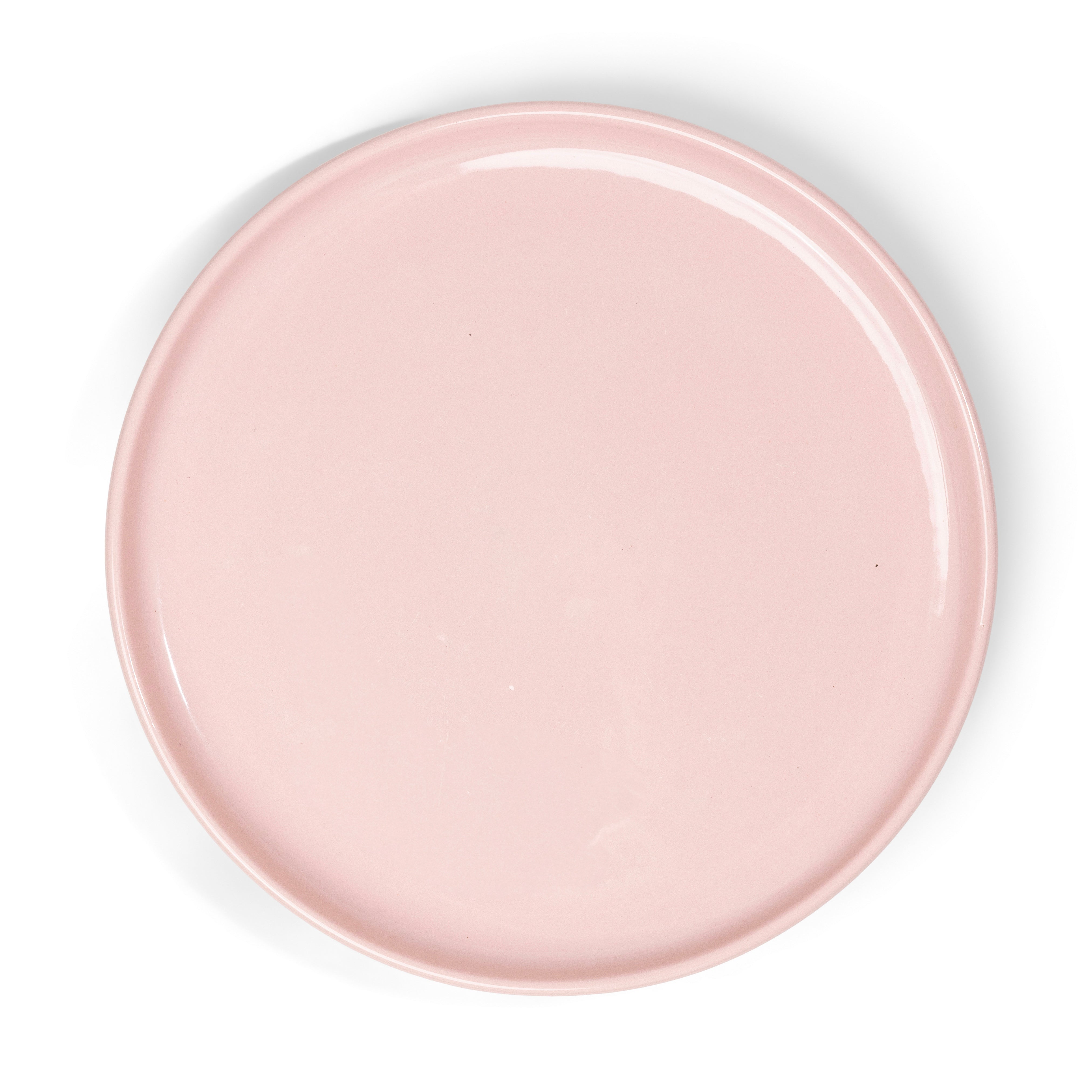 The Daily Drip 10 Inch Large Plate | Pink Gloss