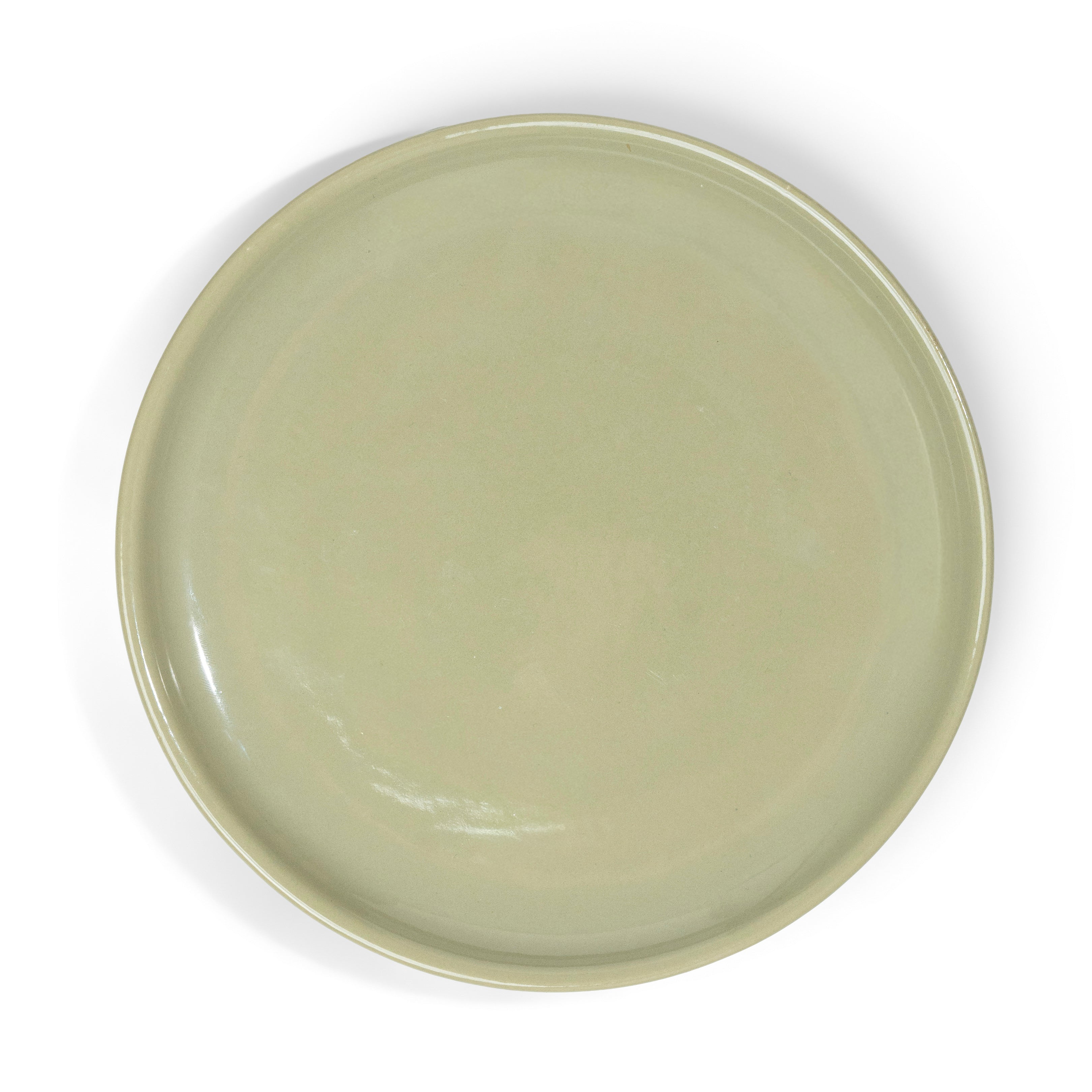 The Daily Drip 10 Inch Large Plate | Sage Green Gloss