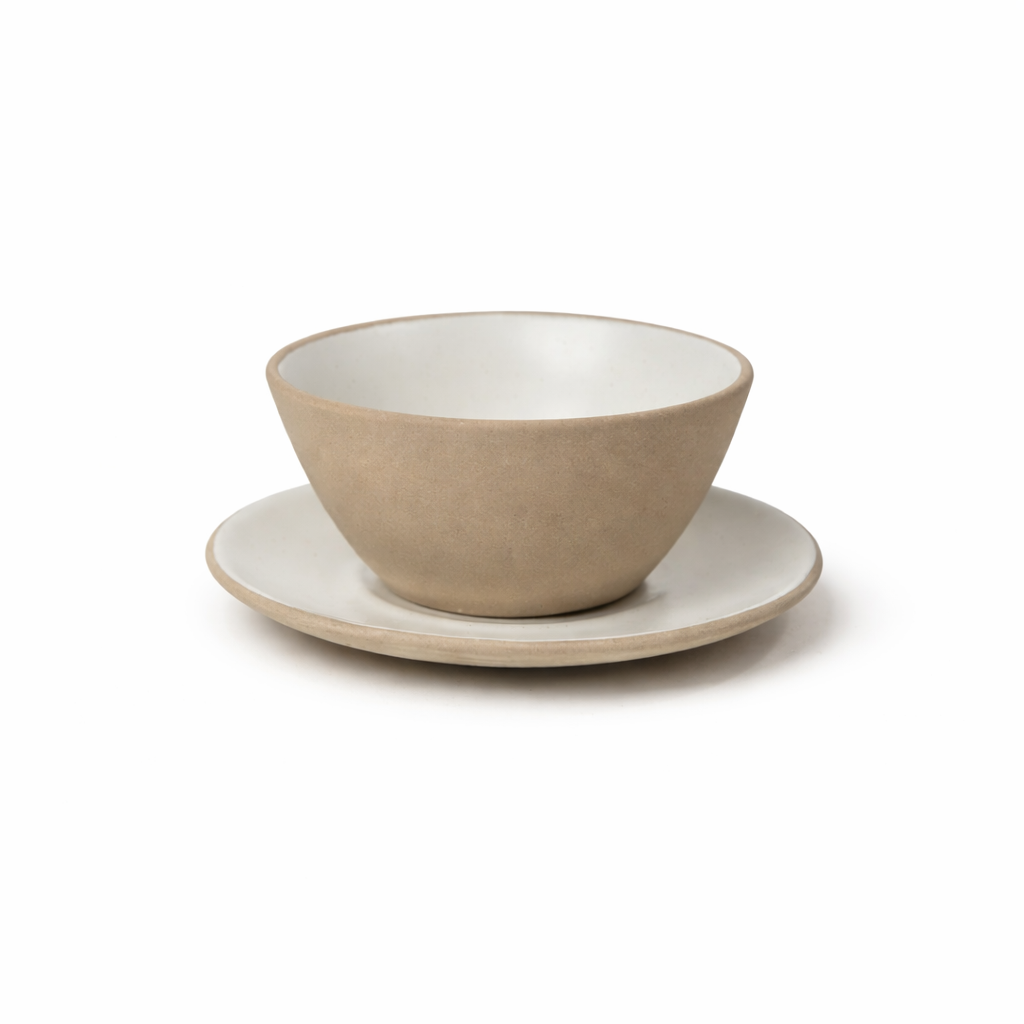 Terra Linen Soup Bowl With Liner | 300ml