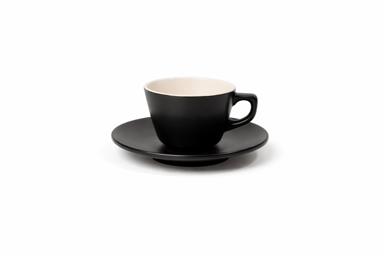 The Daily Drip 200ml Cup & Saucer | Black White