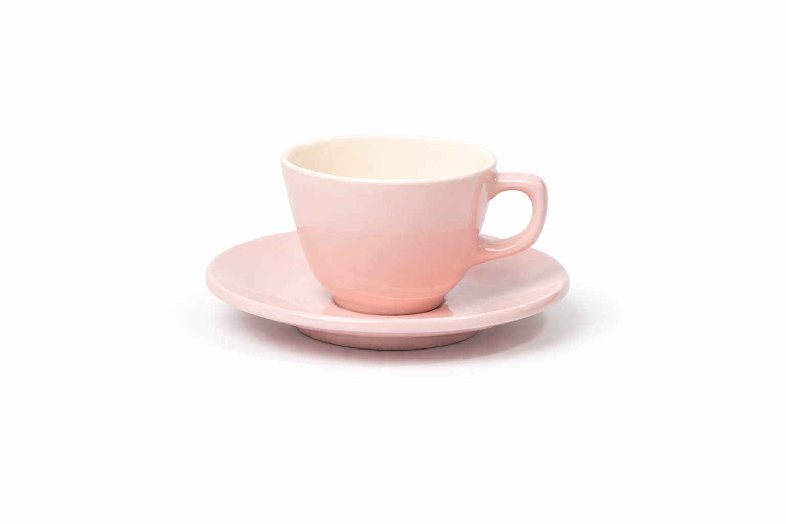 The Daily Drip 200ml Cup & Saucer | Pink Gloss