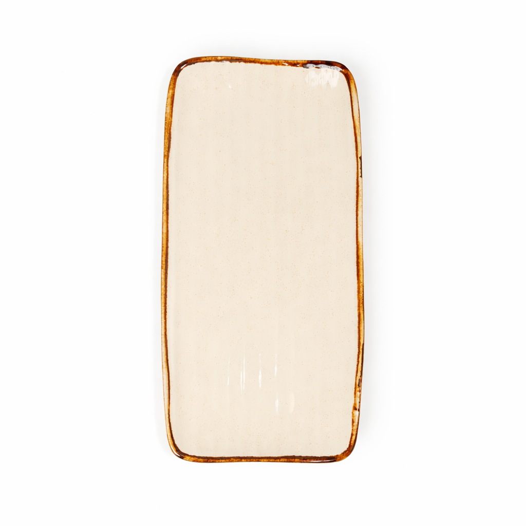White Rectangular Platter