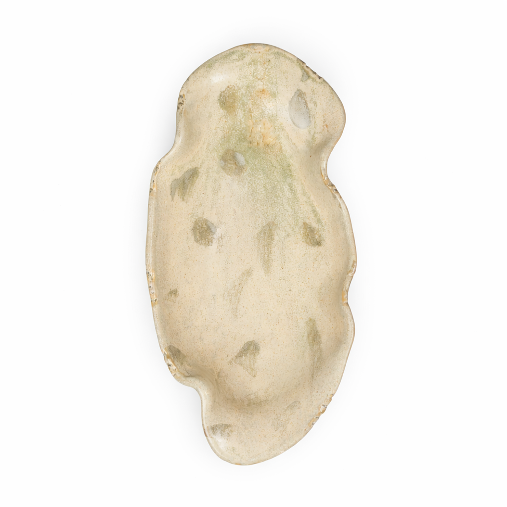 White Sculptural Serving Studio Platter